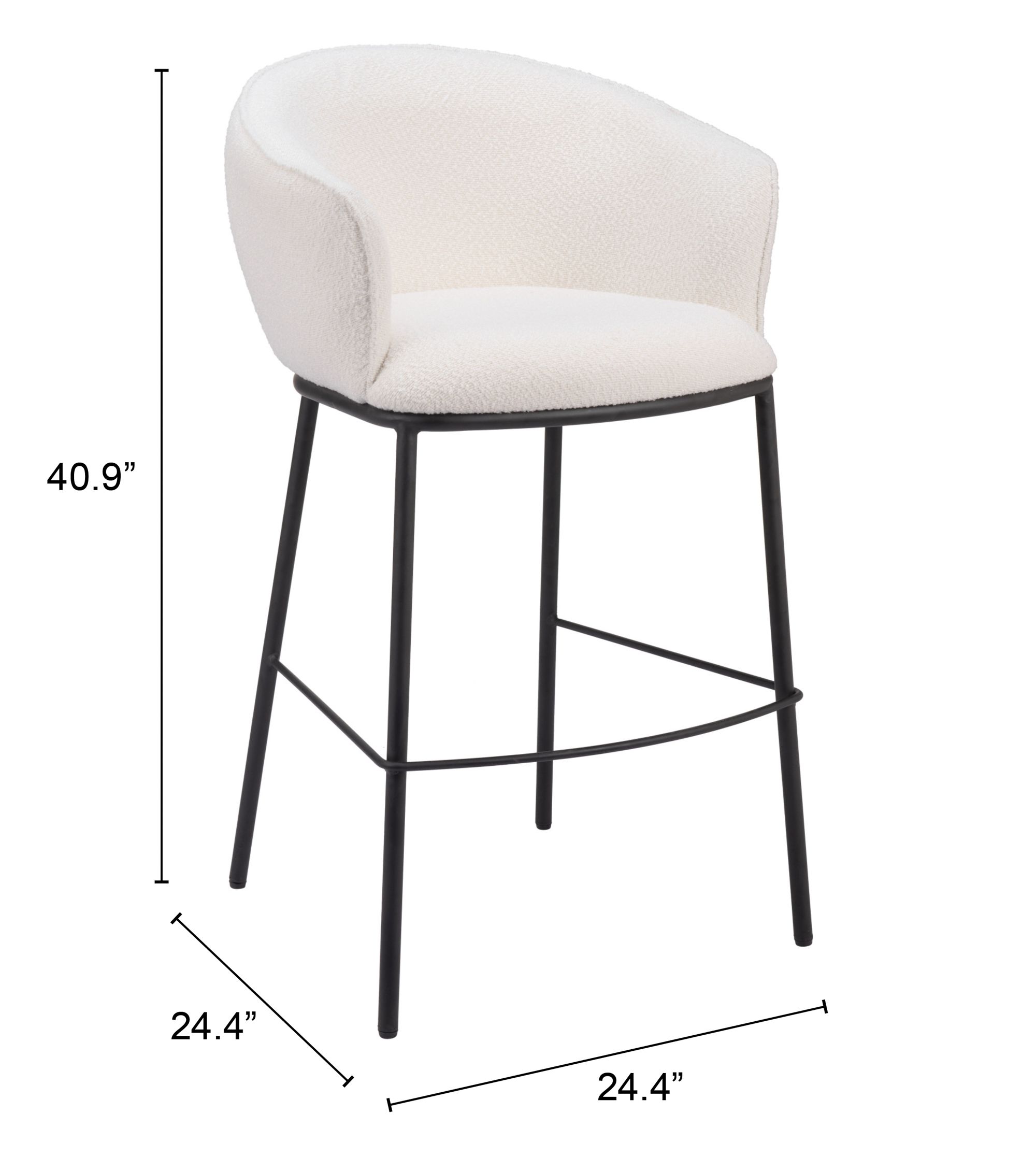 Essen Polyester/Steel Barstool