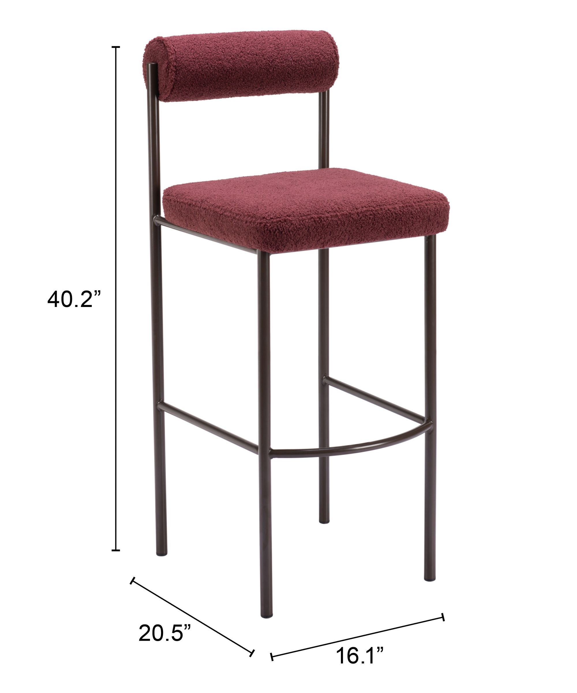 Livorno Polyester/Steel Barstool