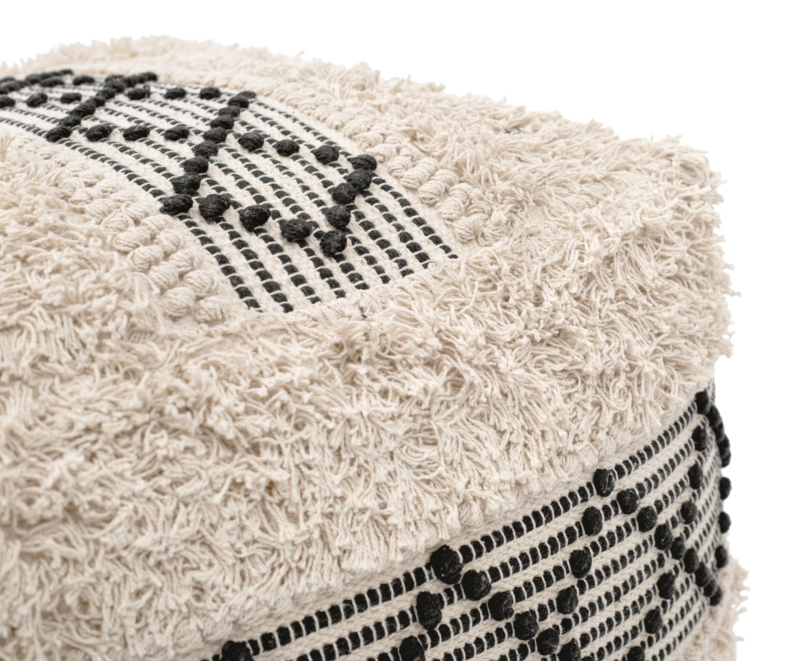 Pisco Square Cotton Ottoman