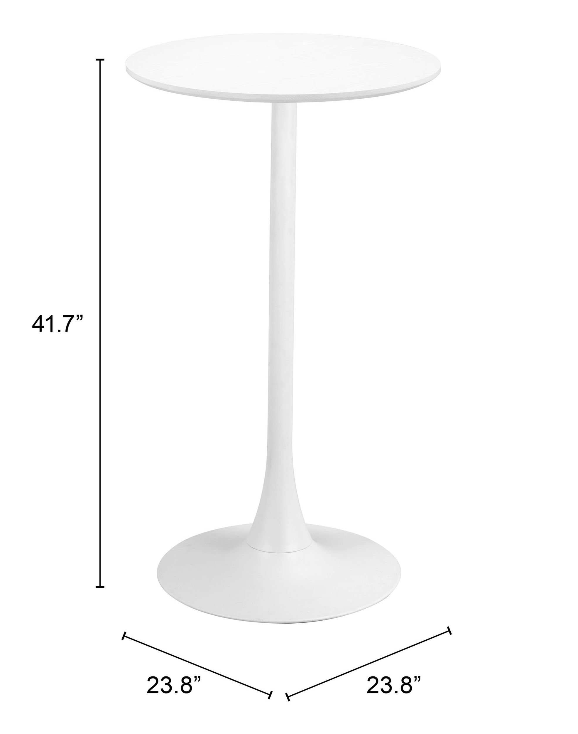 Auray MDF/Steel Bar Table