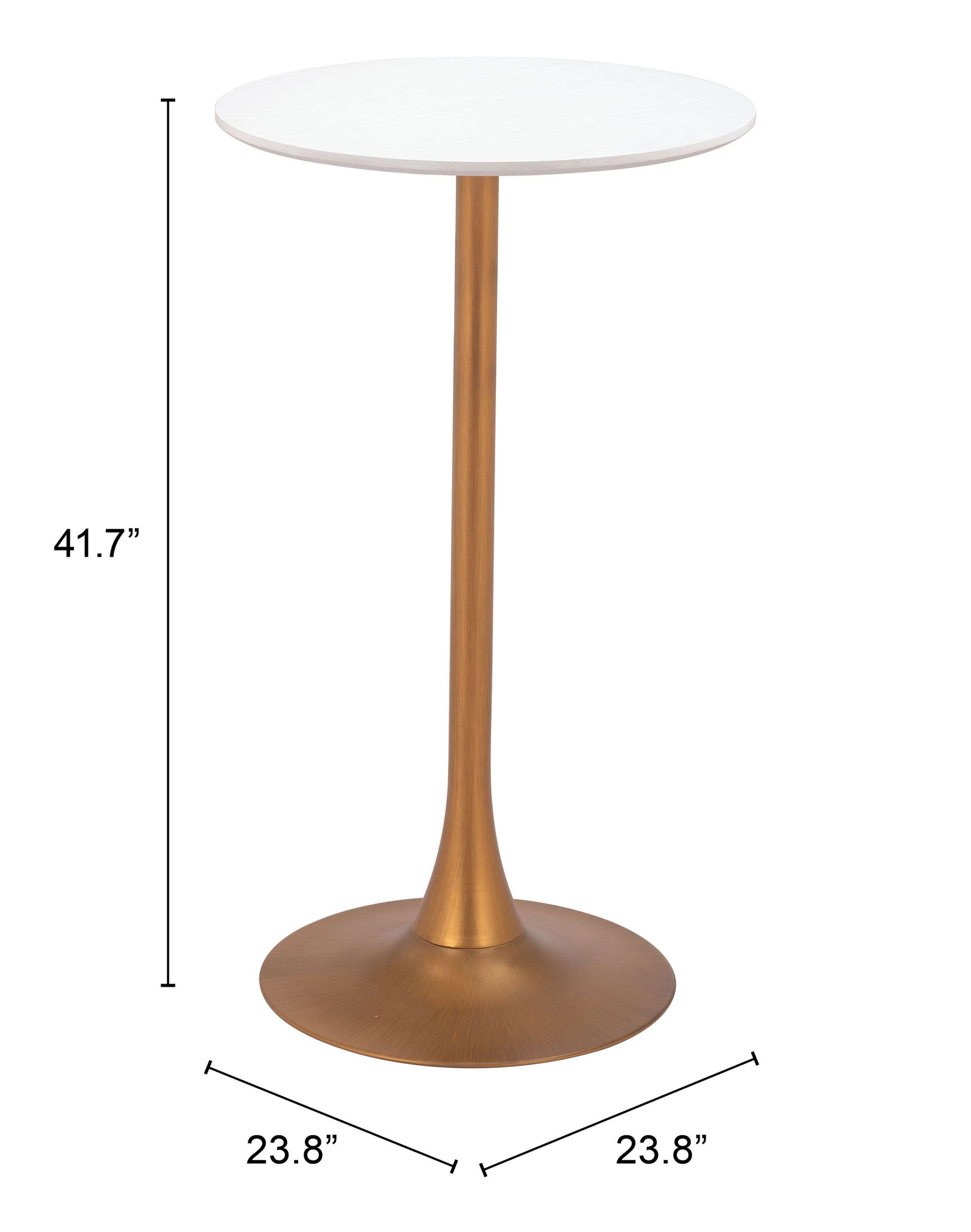 Auray MDF/Steel Bar Table