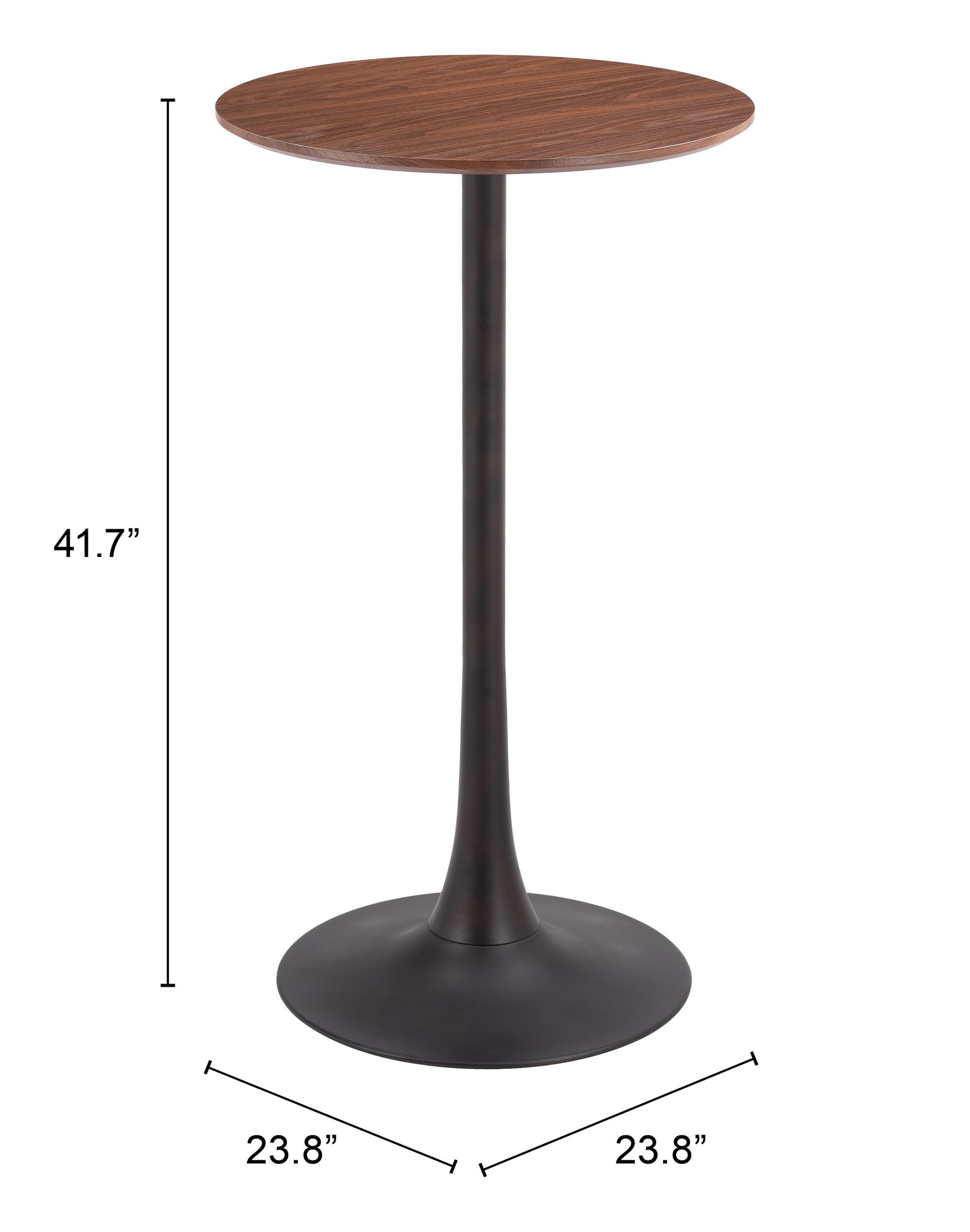 Auray MDF/Steel Bar Table