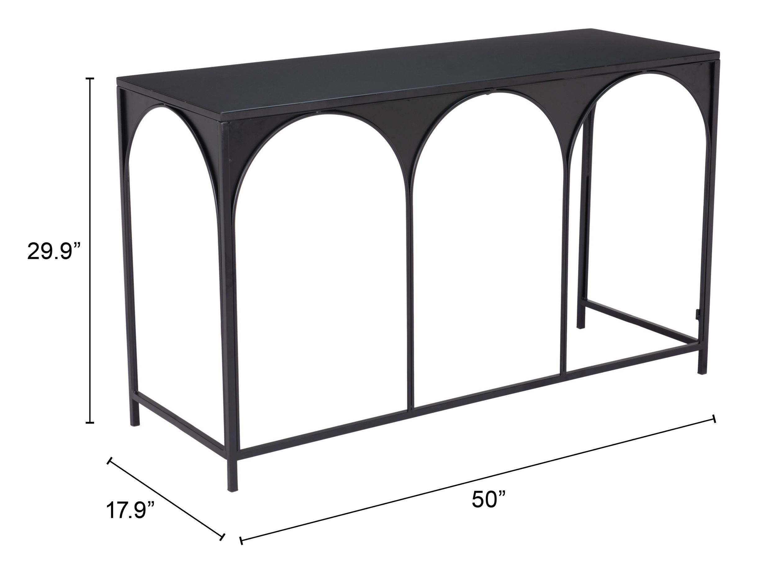 Loriet Steel Console Table