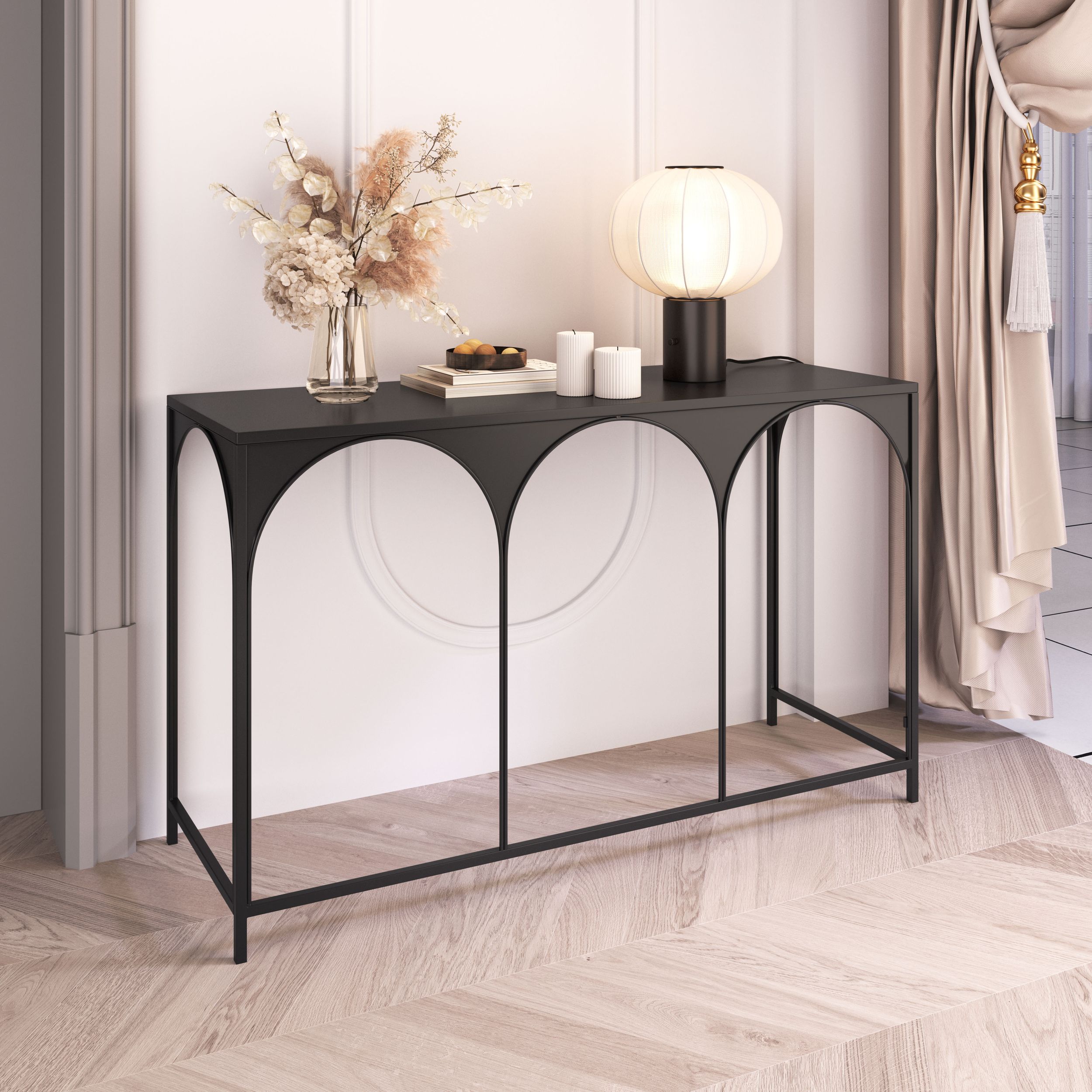 Loriet Steel Console Table