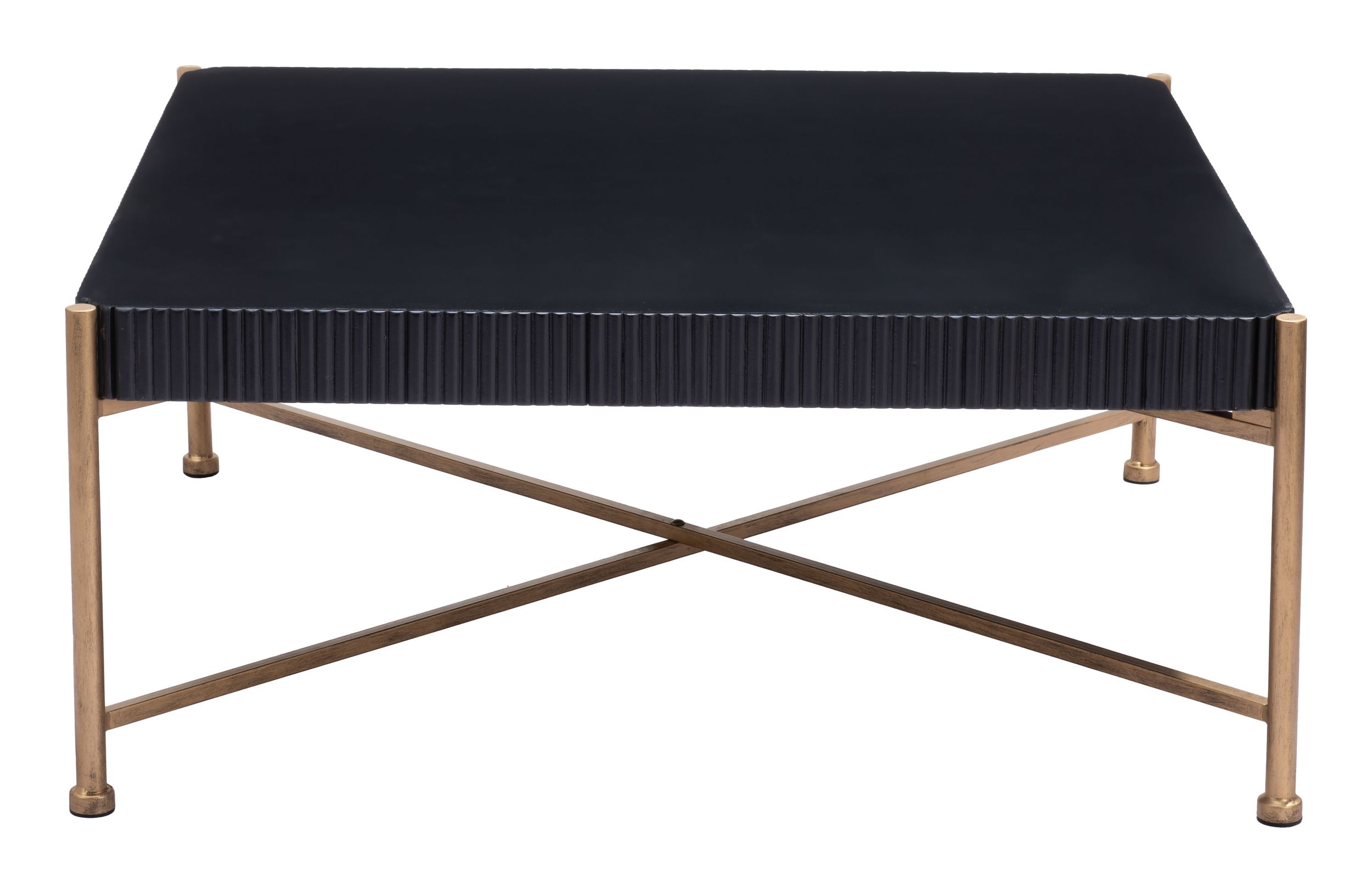 Nazaire Square Wood/Steel Coffee Table