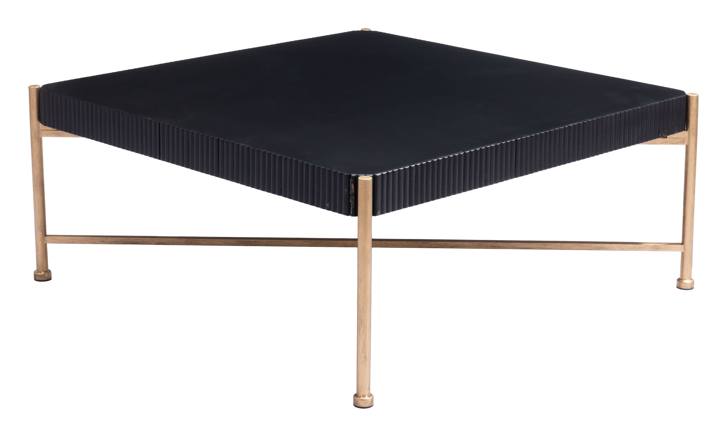 Nazaire Square Wood/Steel Coffee Table