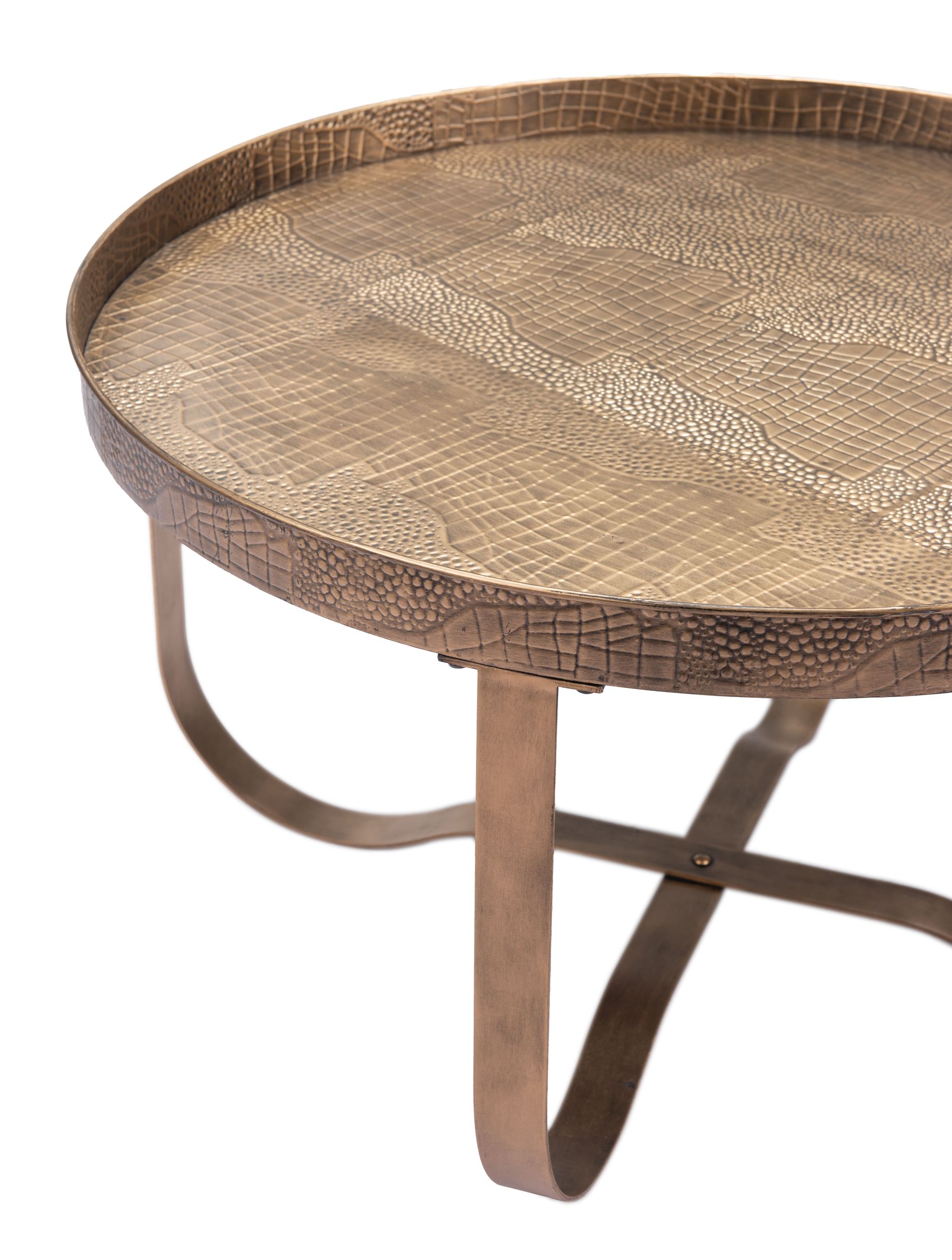 Vannes Round Steel Coffee Table