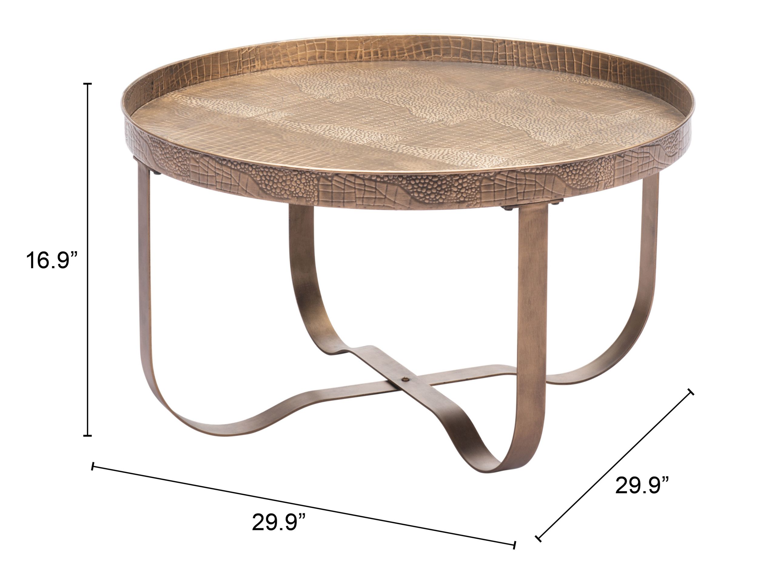 Vannes Round Steel Coffee Table