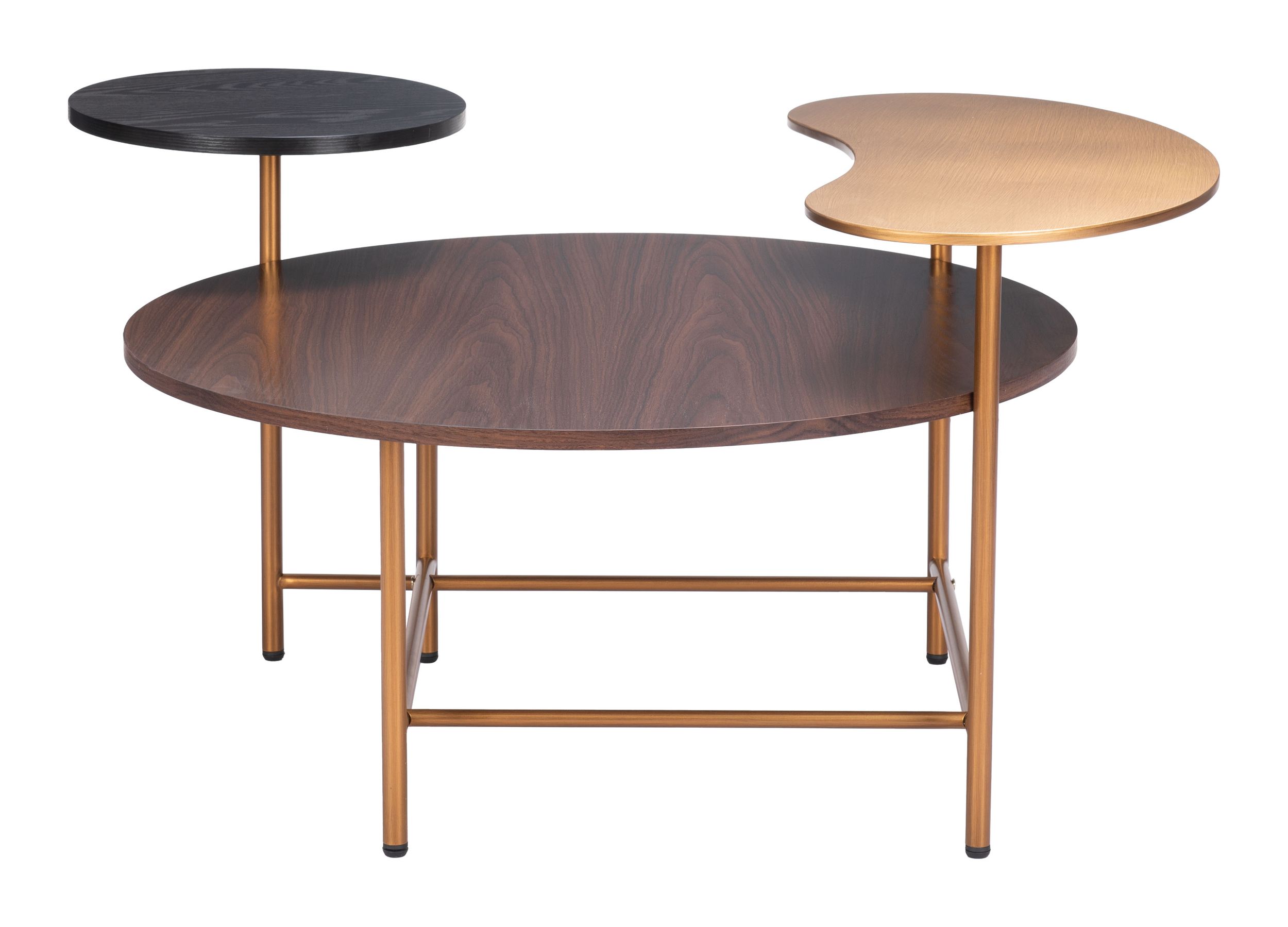 Viken Round MDF/Steel Coffee Table