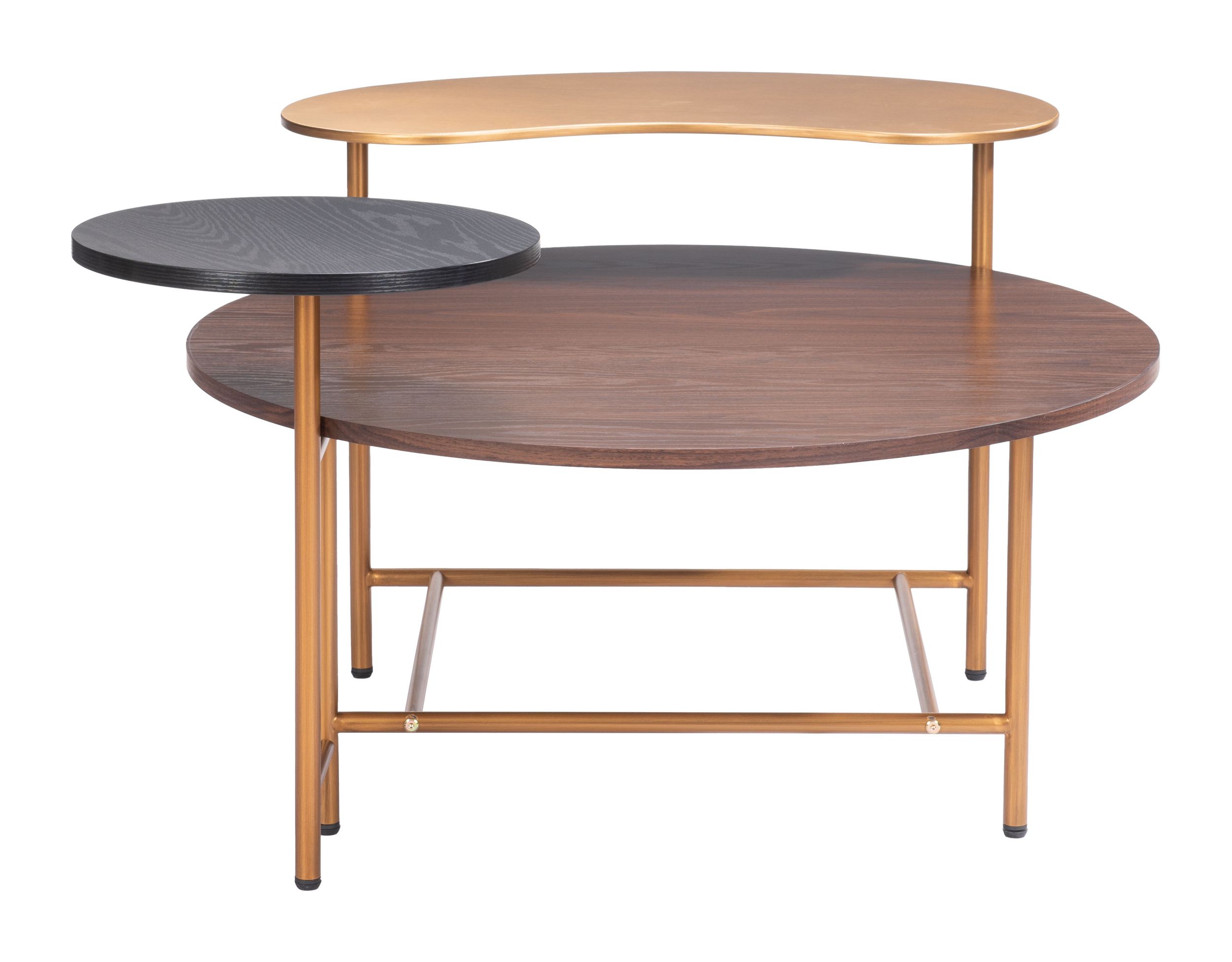 Viken Round MDF/Steel Coffee Table