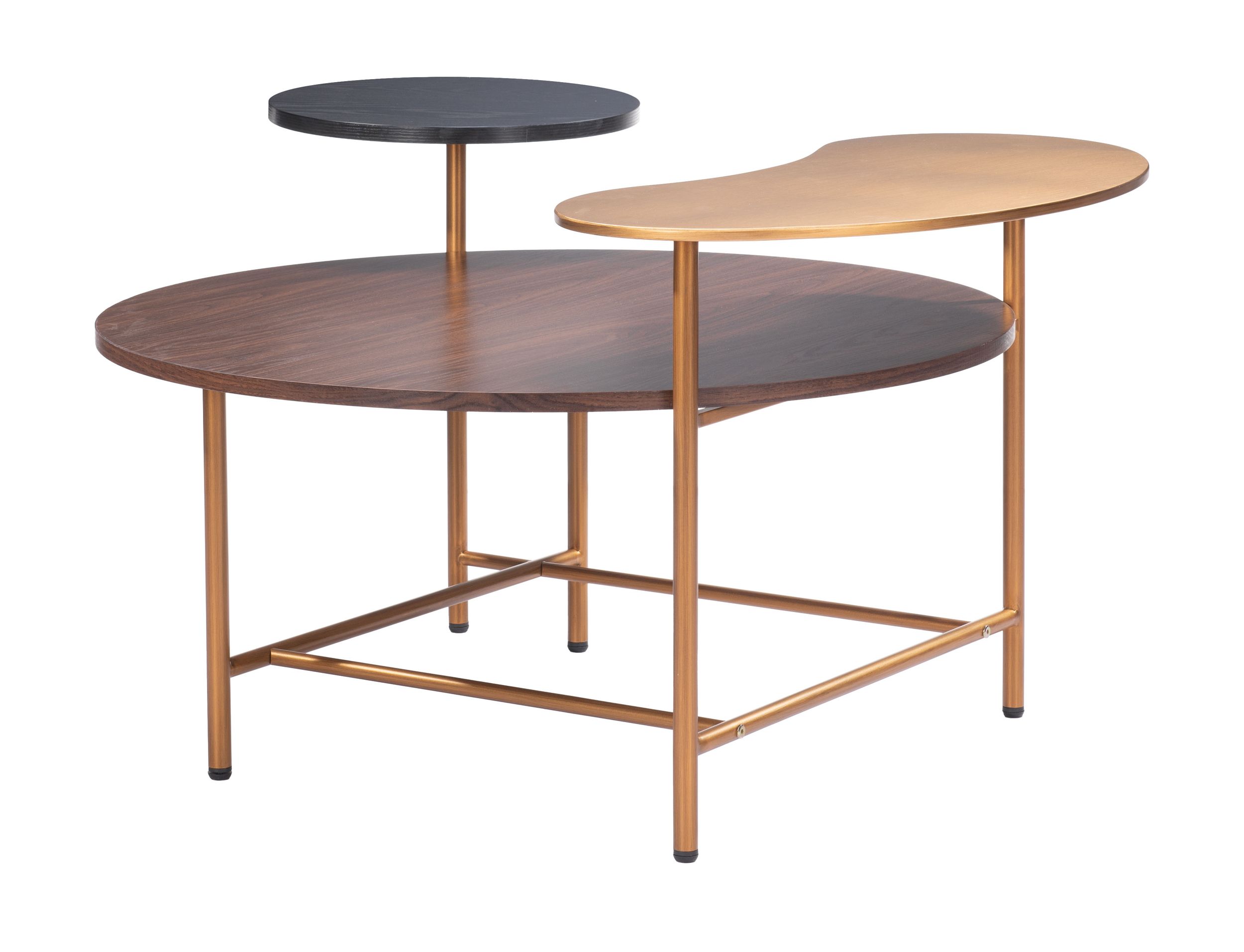 Viken Round MDF/Steel Coffee Table
