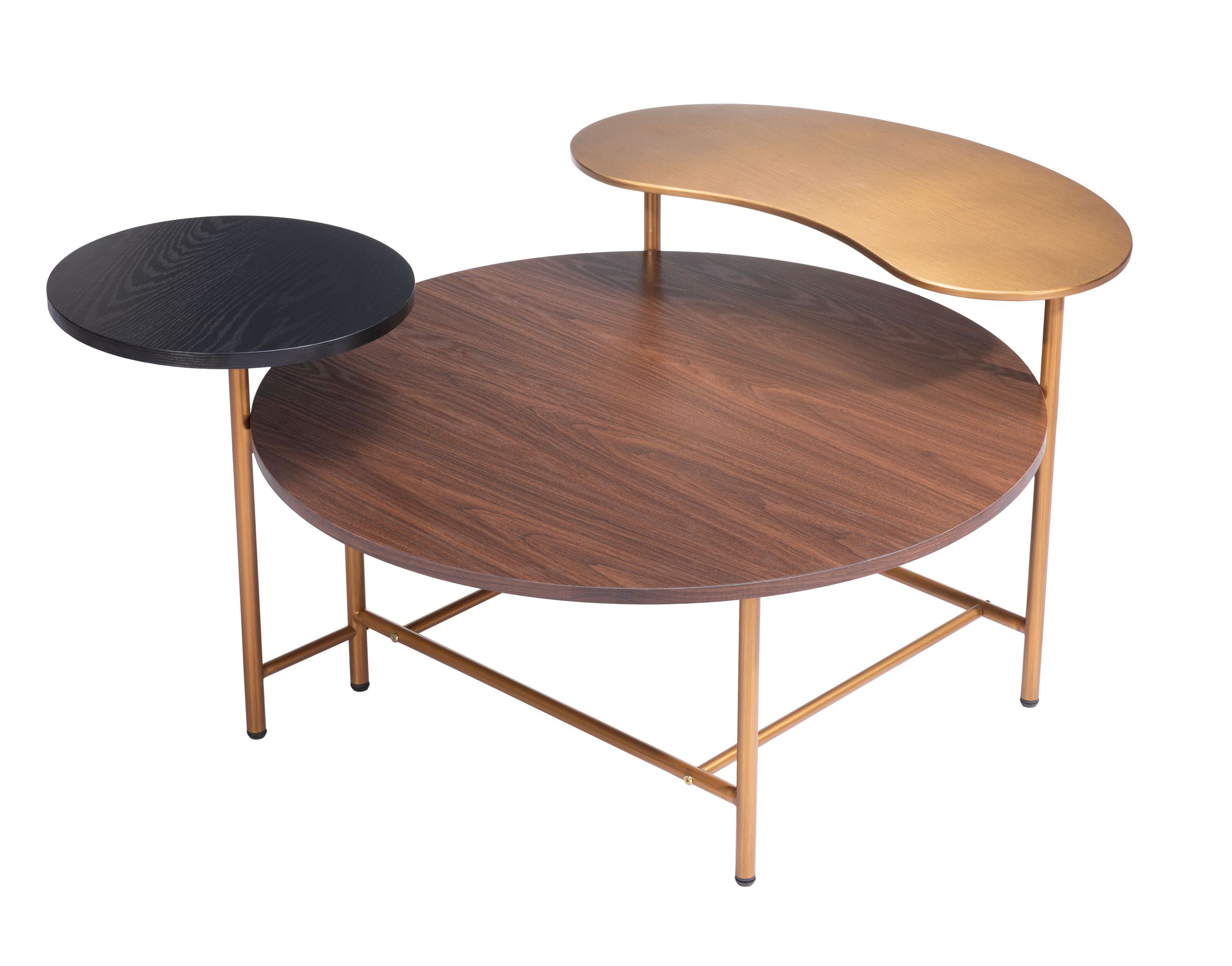 Viken Round MDF/Steel Coffee Table