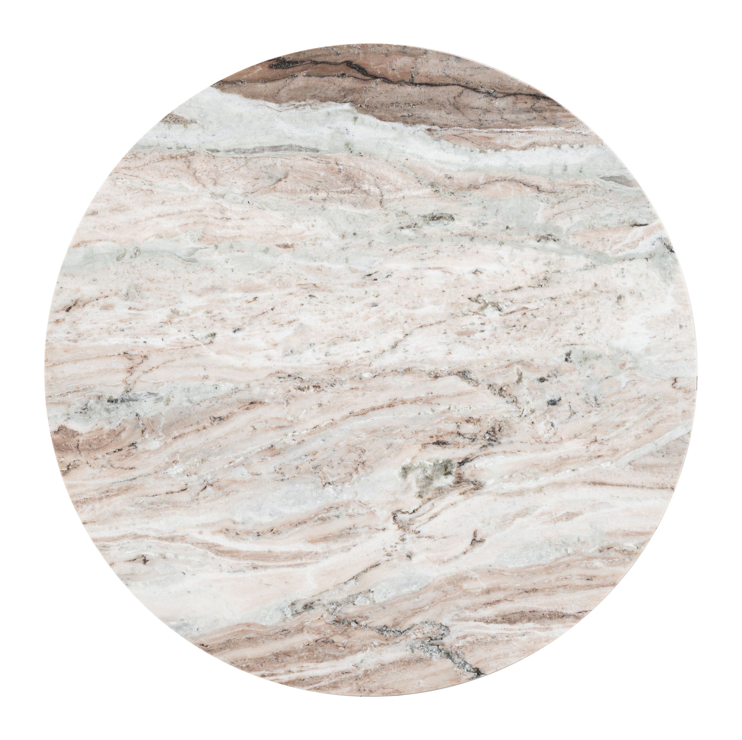 Lancaster Round Marble Coffee Table