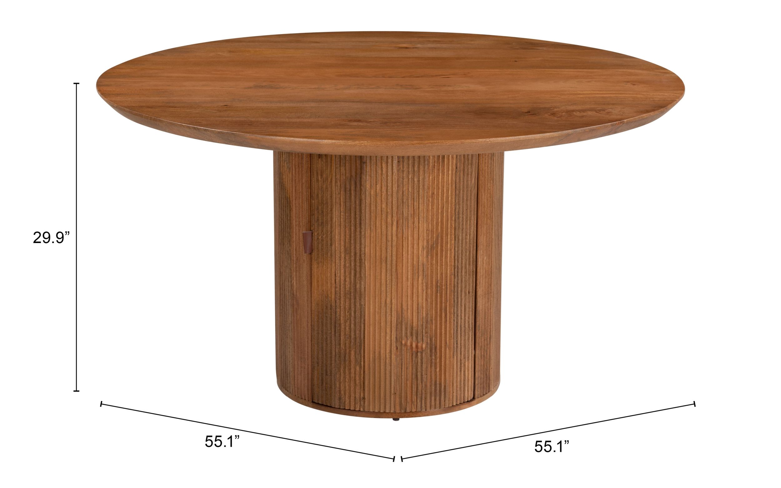 Izola Round Wood Dining Table
