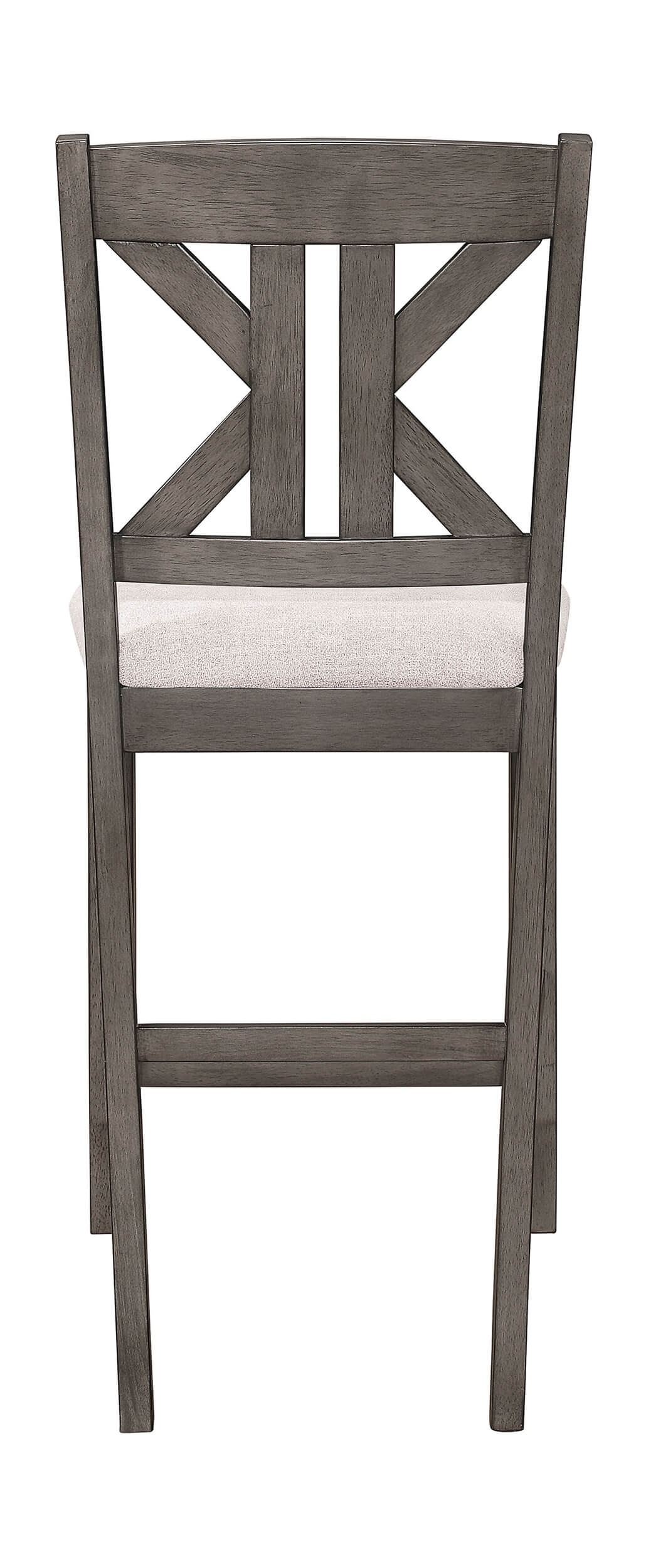 Athens Fabric Counter Height Stool with Wood Legs