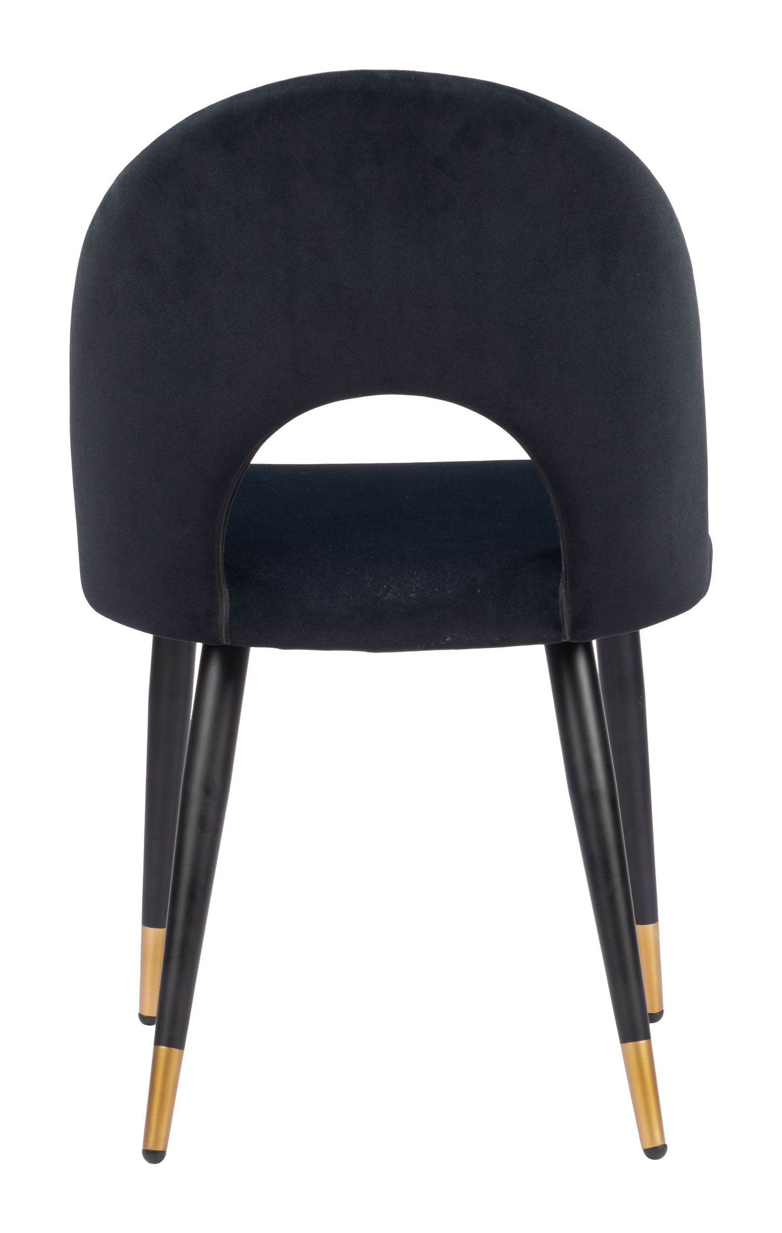 Menlo Velvet/Steel Dining Chair