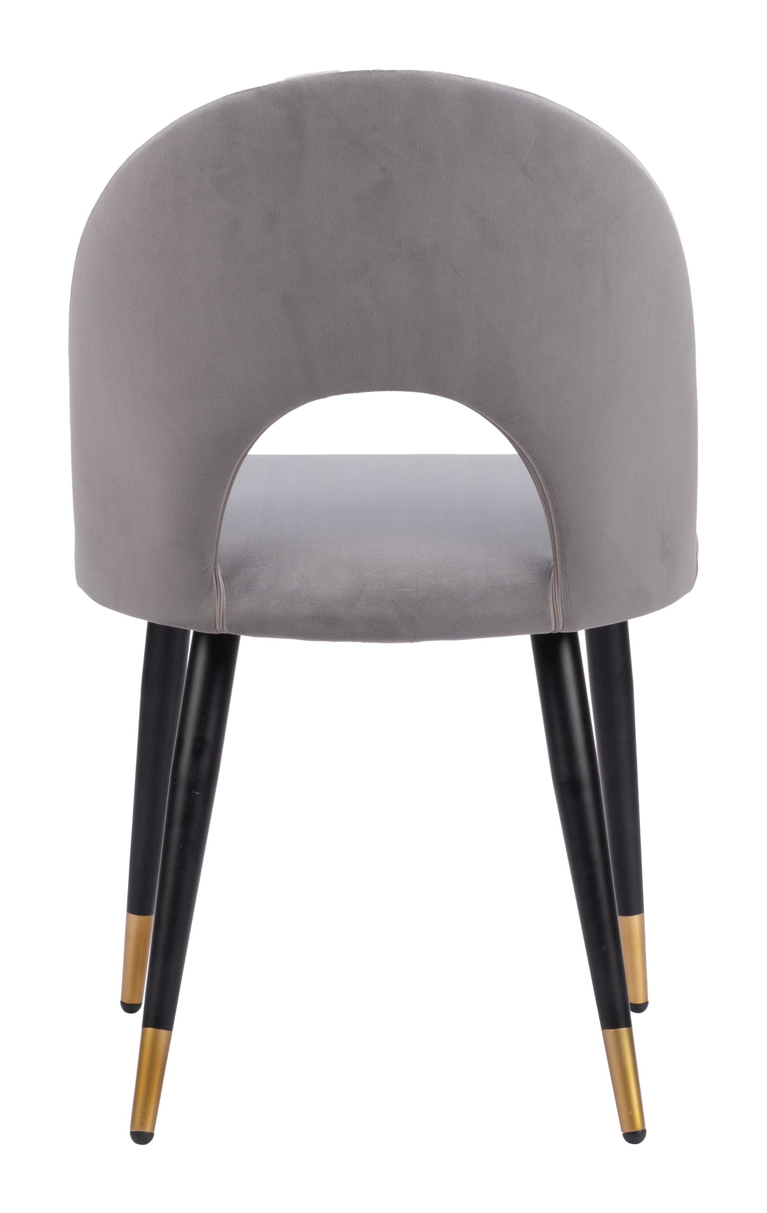Menlo Velvet/Steel Dining Chair