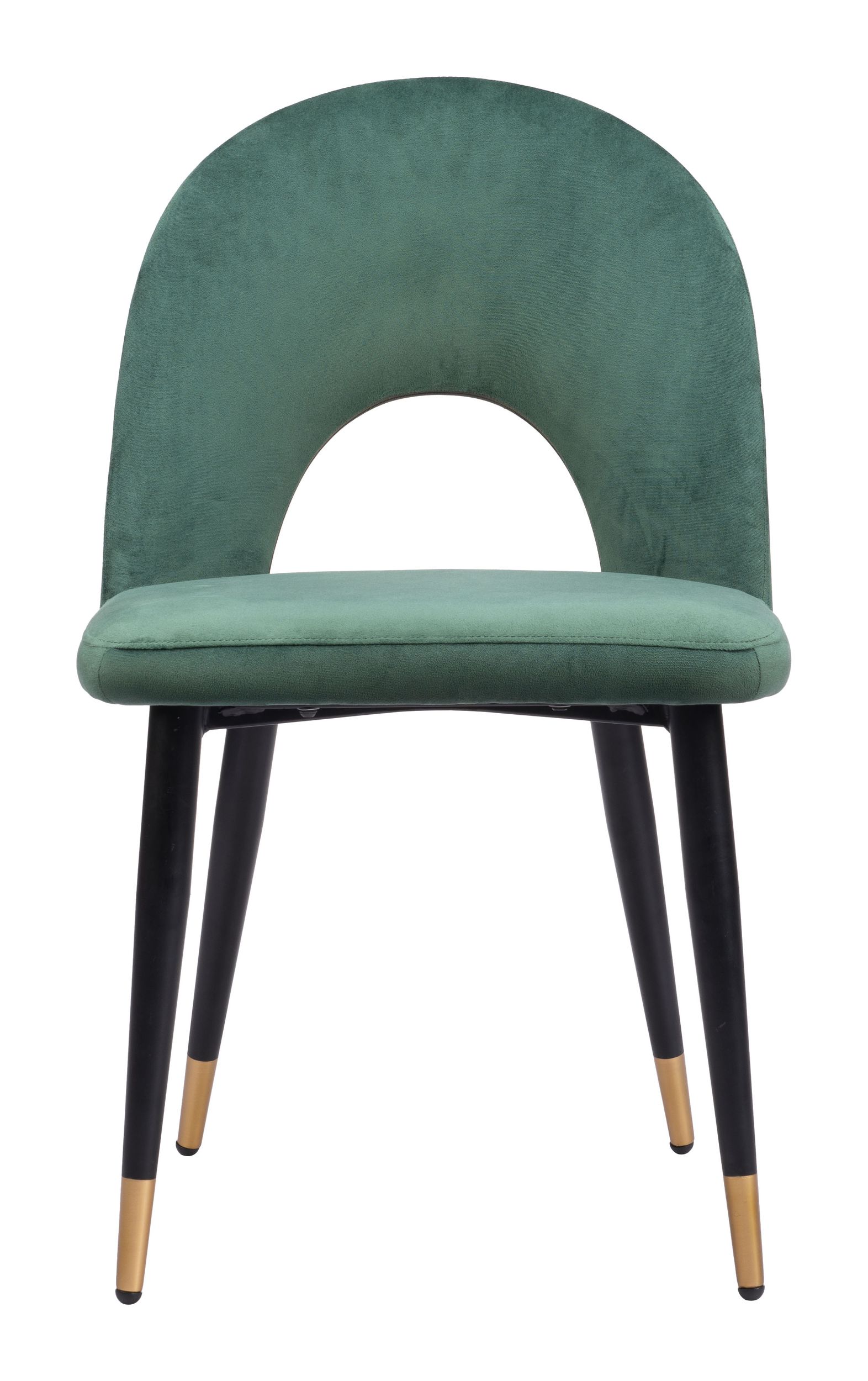 Menlo Velvet/Steel Dining Chair