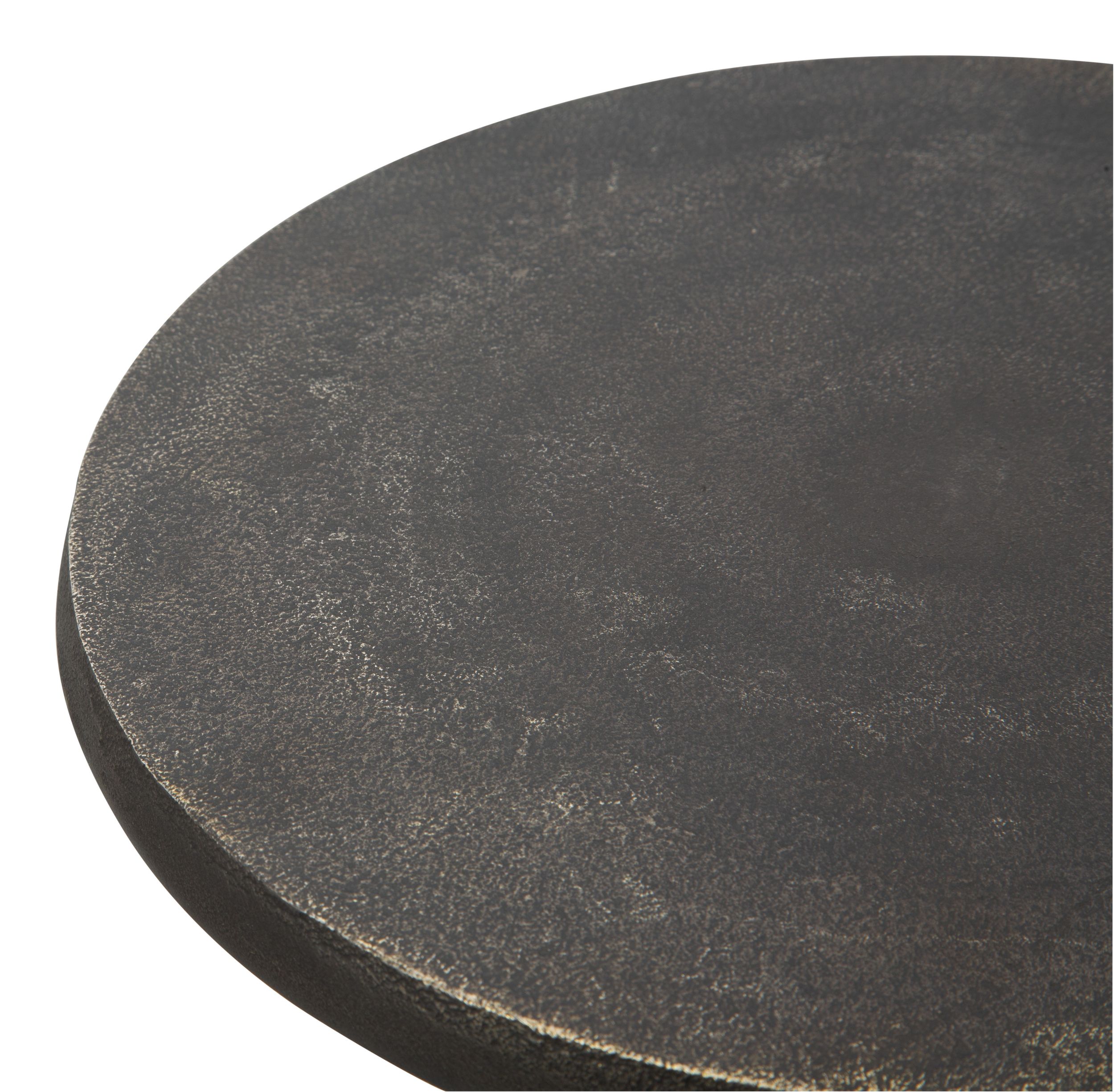 Bonita Aluminum/Marble Accent Table