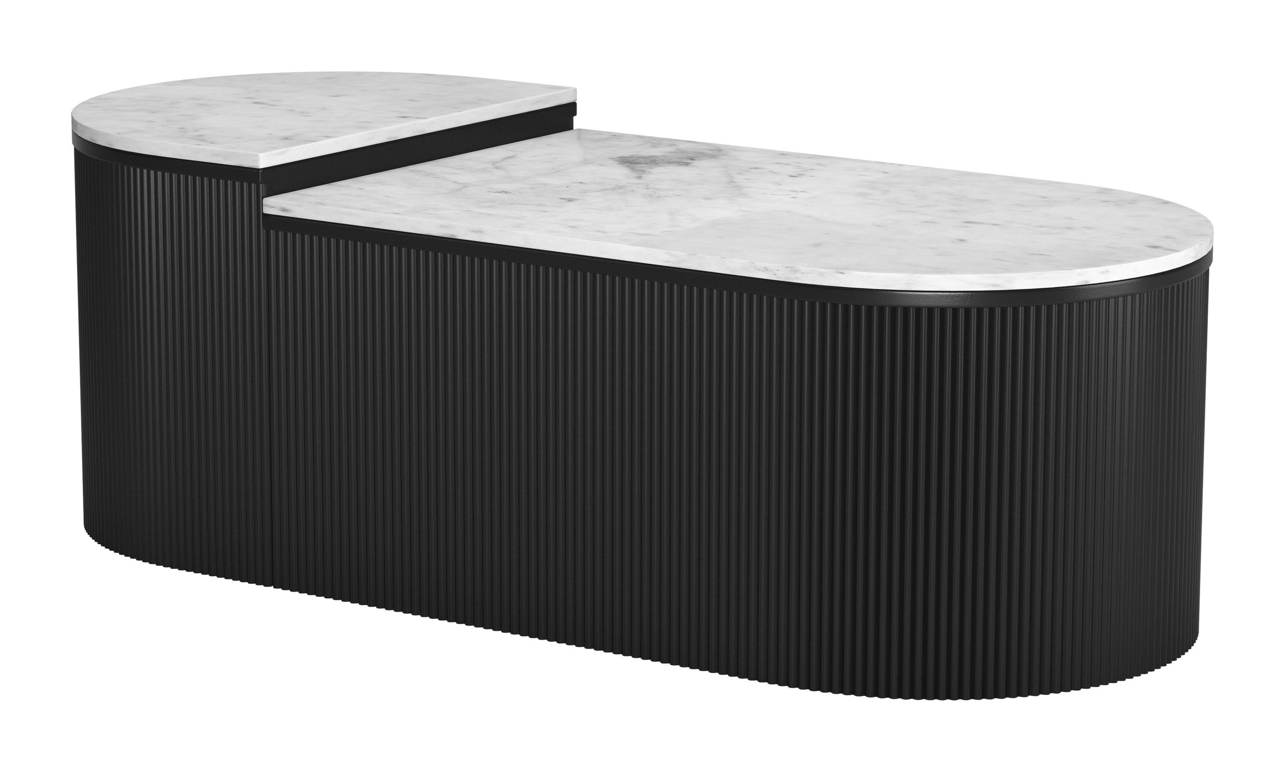 Ormara Marble/Wood Coffee Table Set