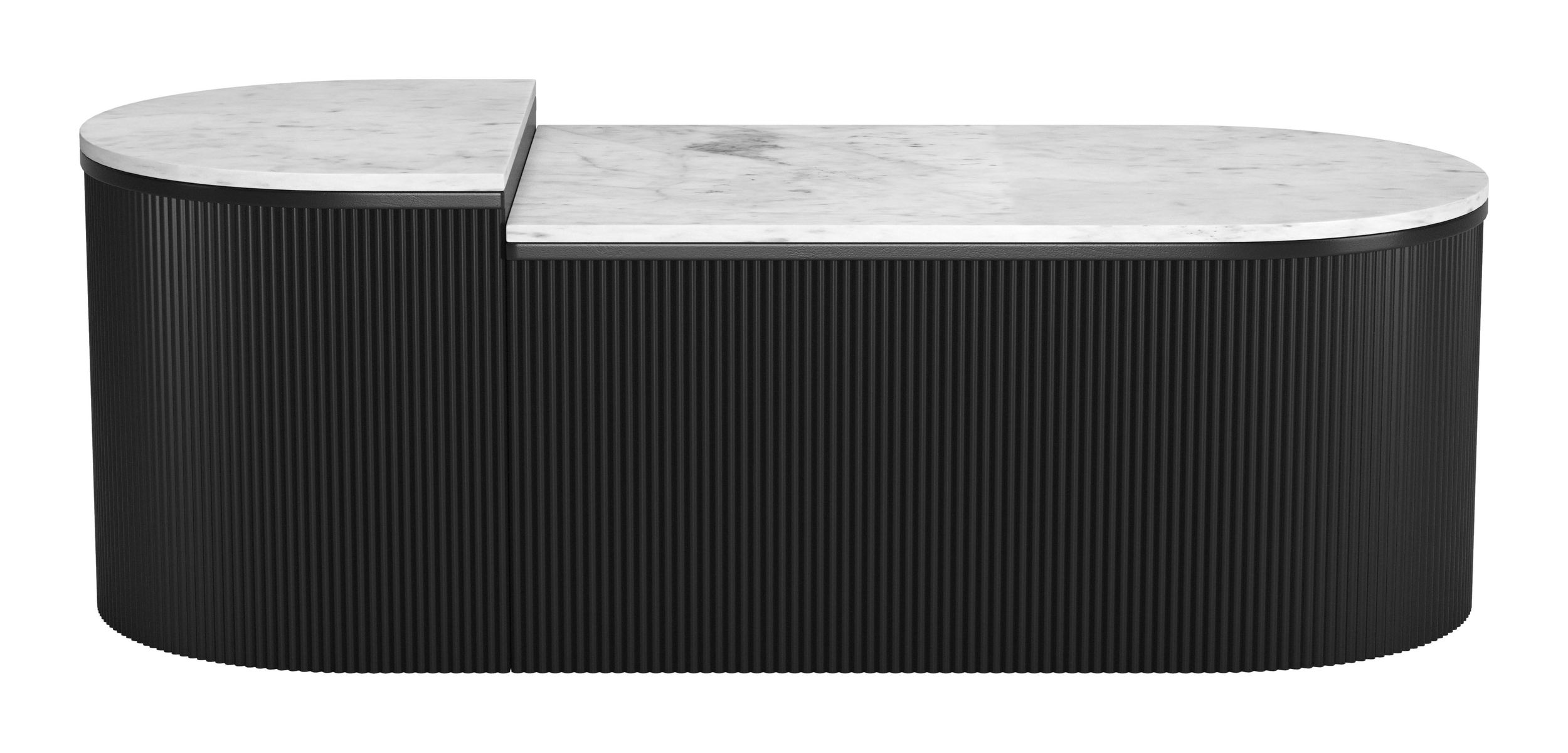 Ormara Marble/Wood Coffee Table Set