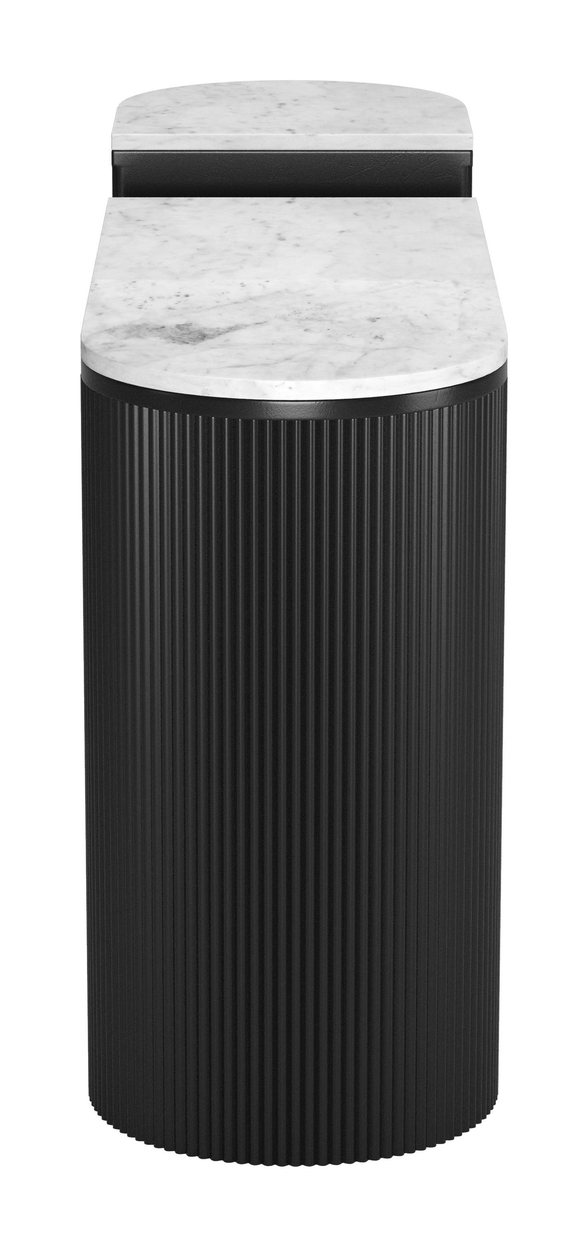 Ormara Marble/Wood Console Table Set