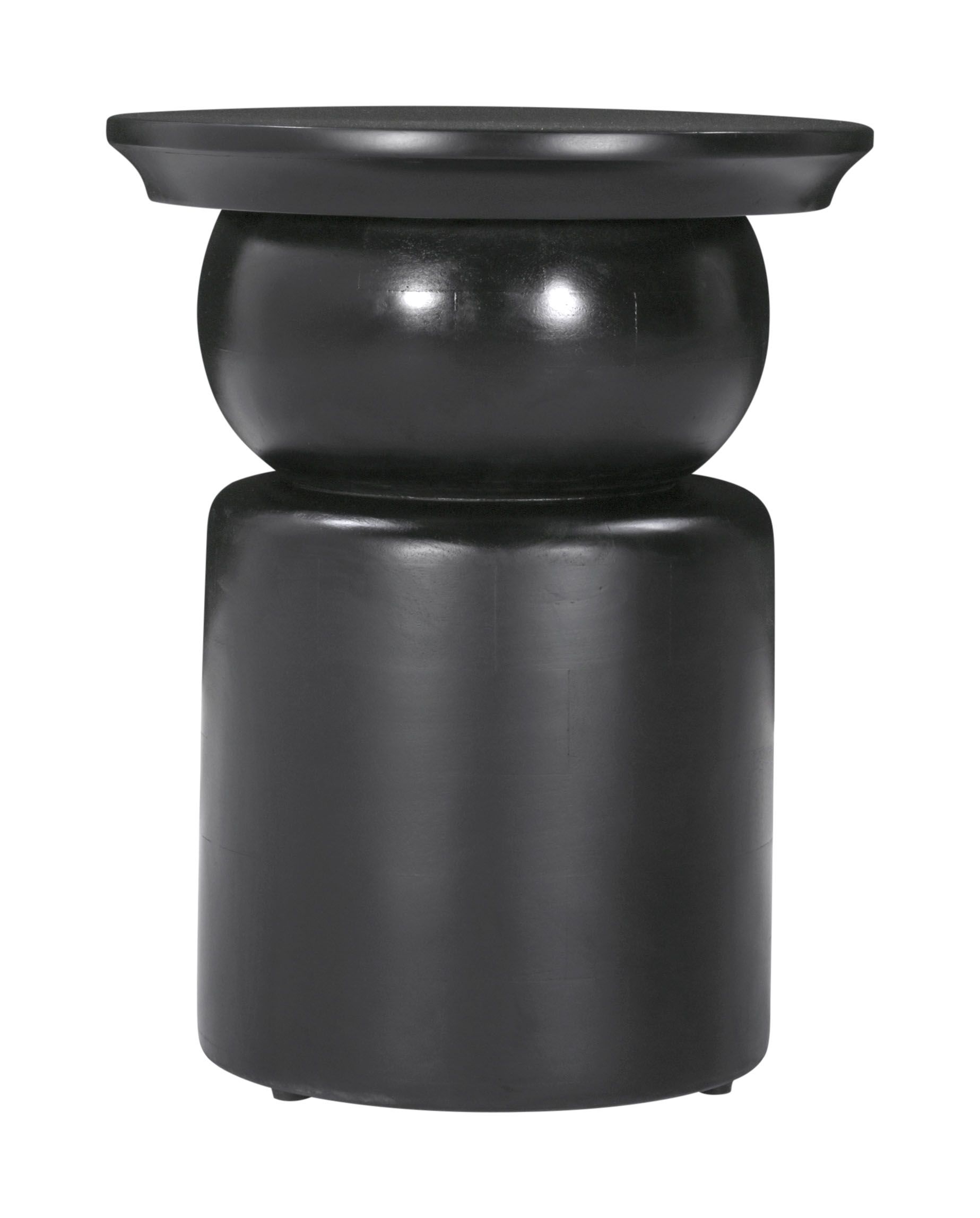 Colombo Round Wood Side Table