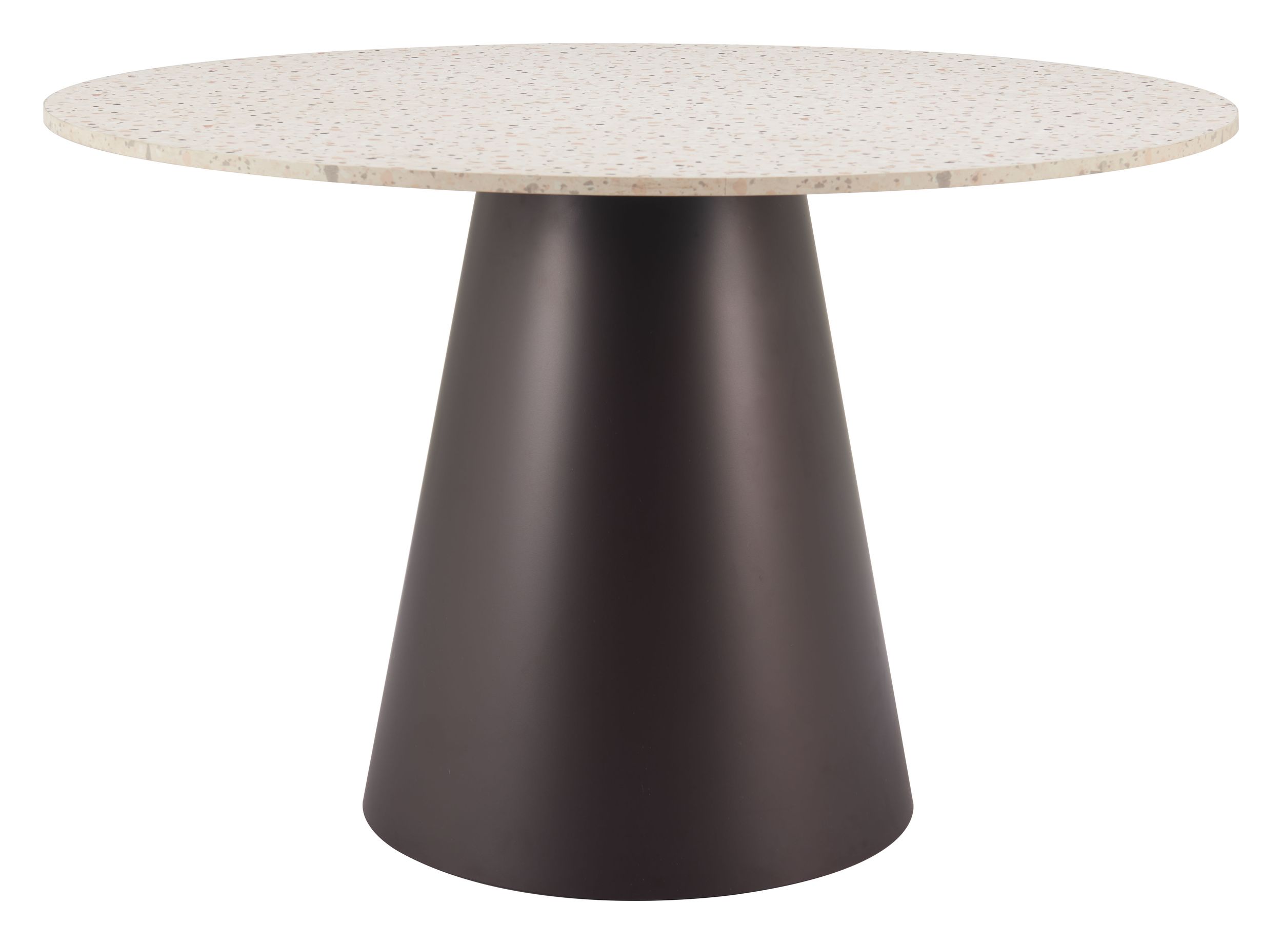 Jorf Round Faux Terrazzo/Steel Dining Table