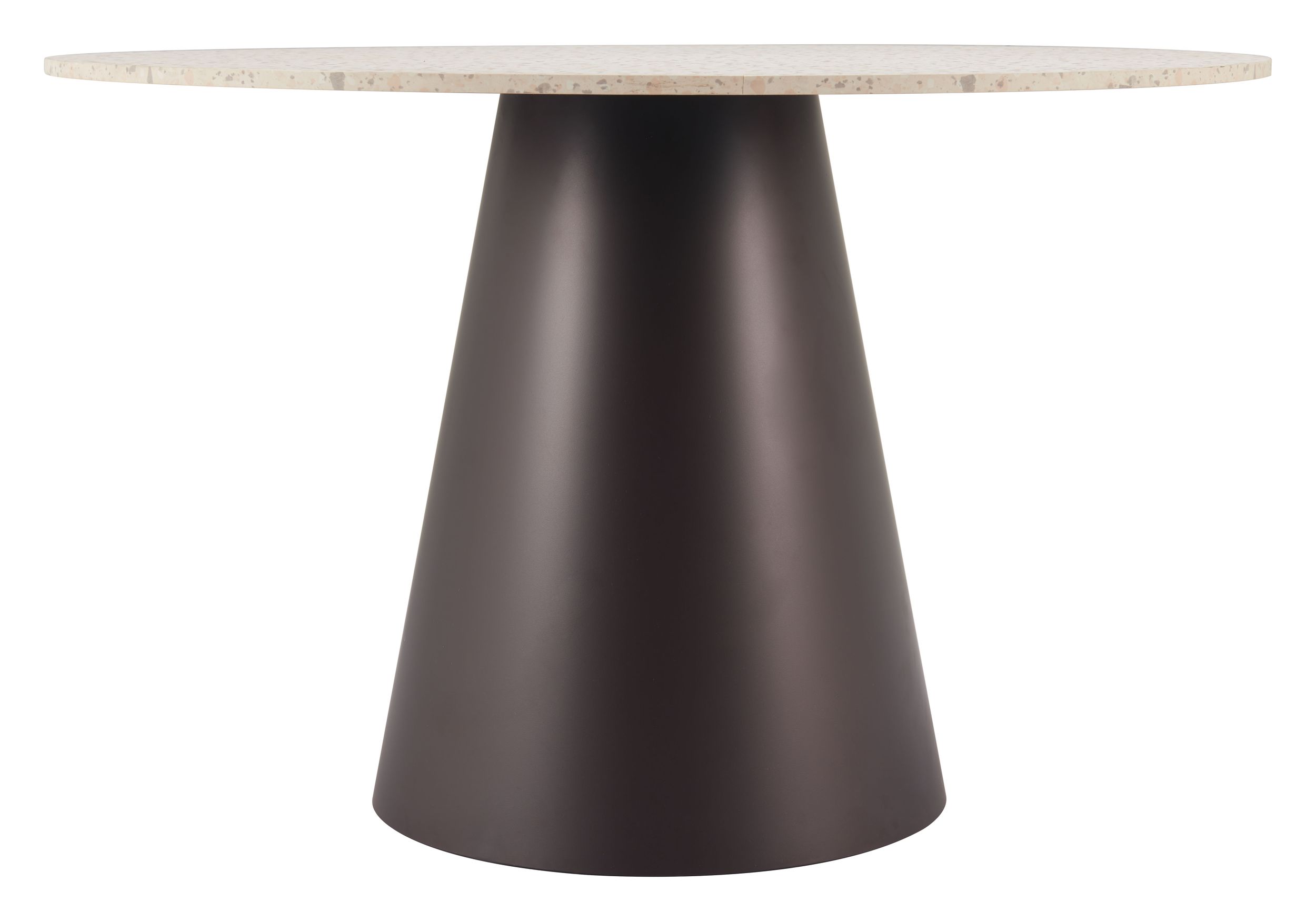 Jorf Round Faux Terrazzo/Steel Dining Table