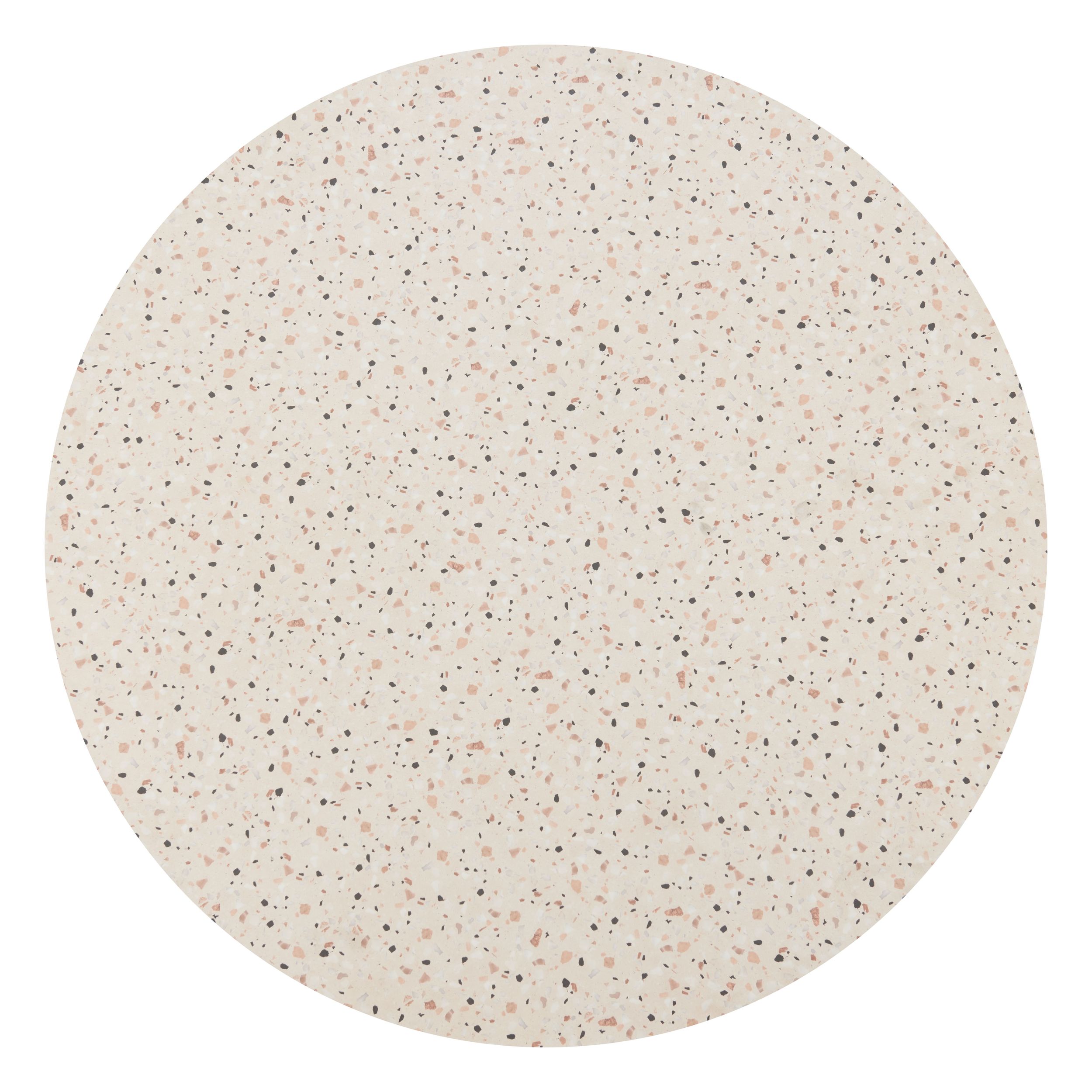 Jorf Round Faux Terrazzo/Steel Dining Table