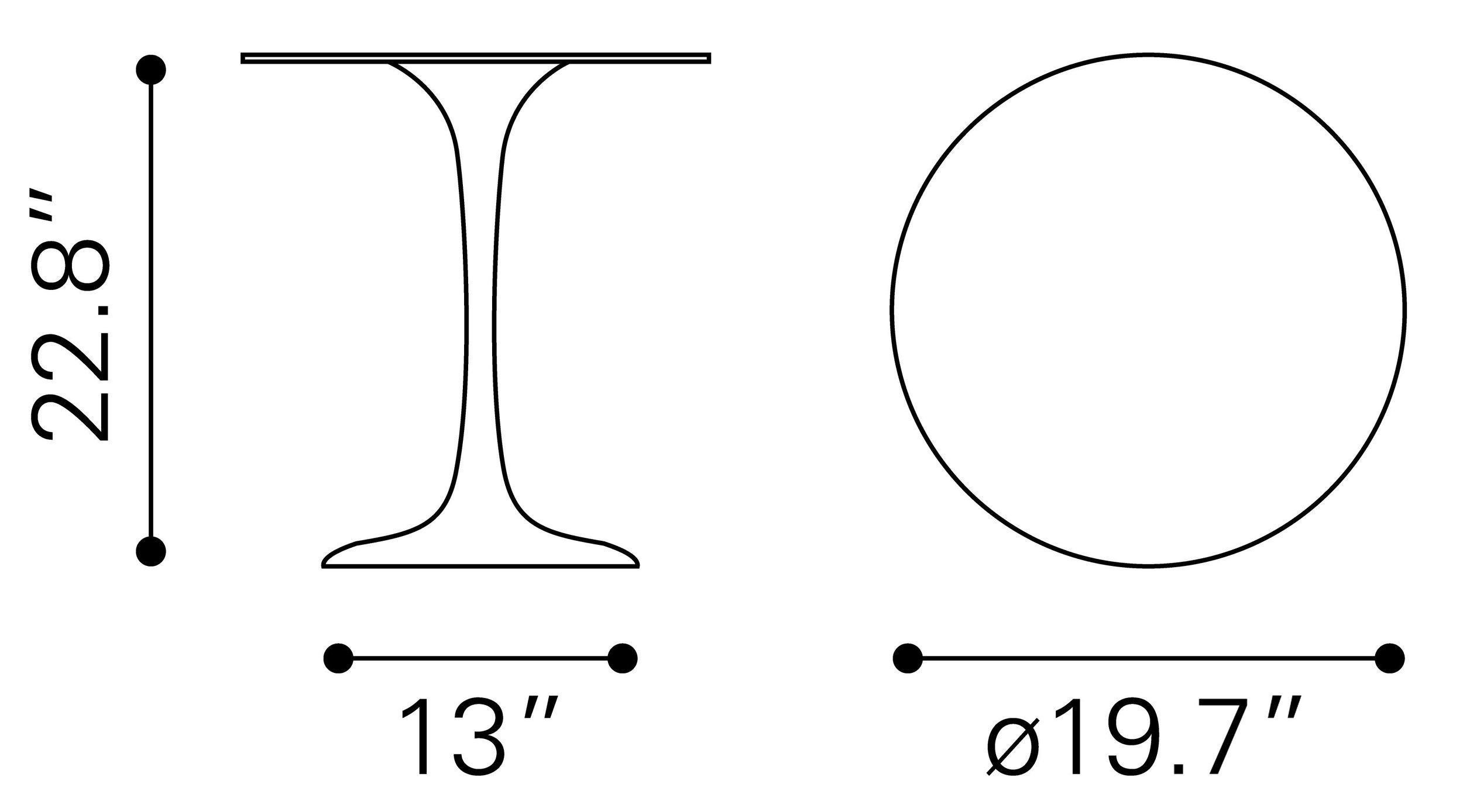 Wilco Round Steel Side Table
