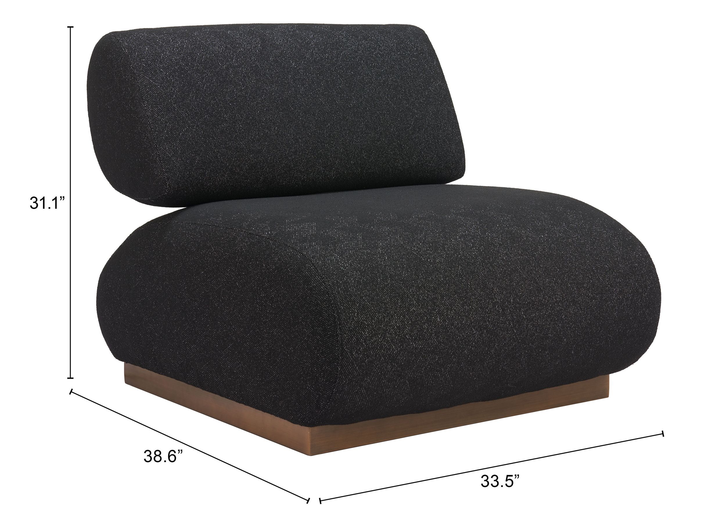 Barsa Polyester Accent Chair