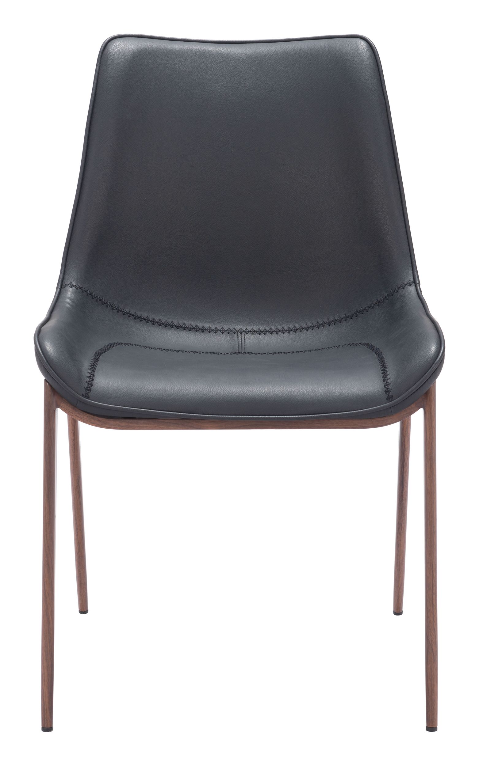 Magnus Faux Leather/Steel Dining Chair