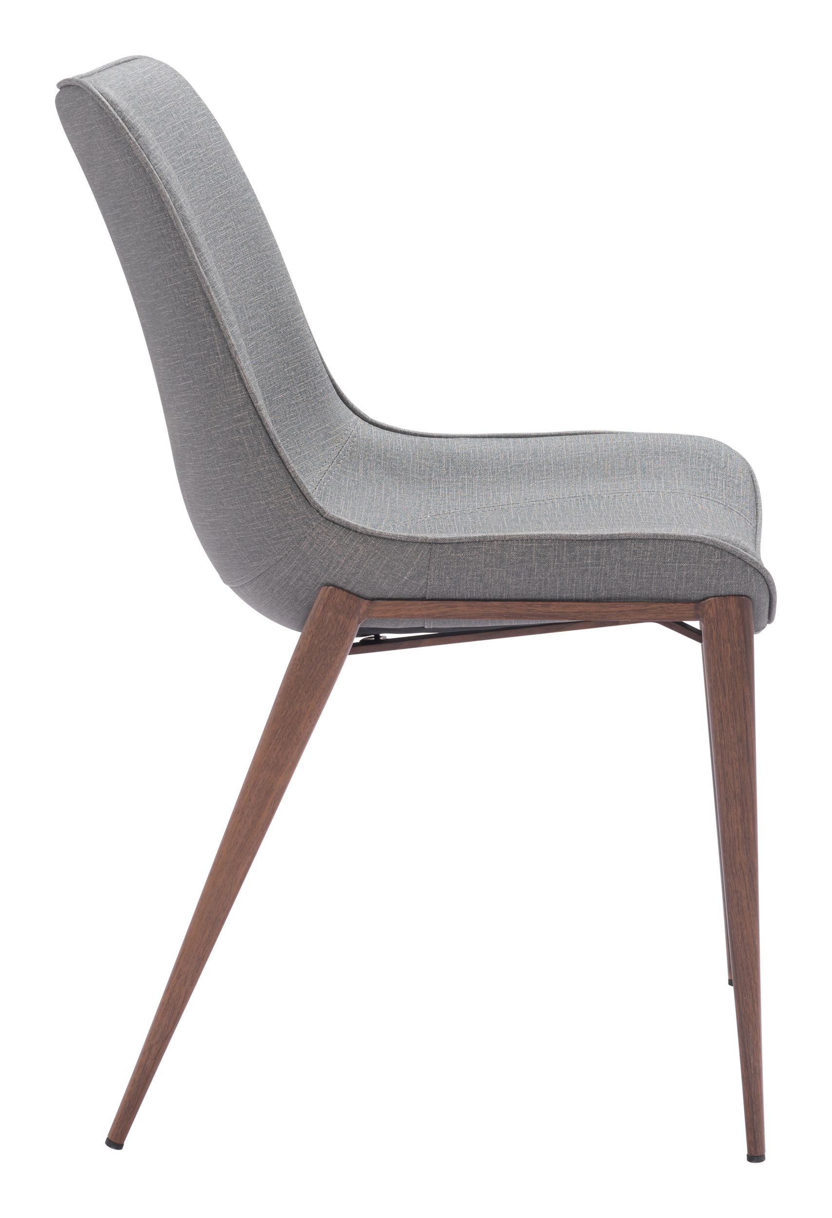Magnus Faux Leather/Steel Dining Chair