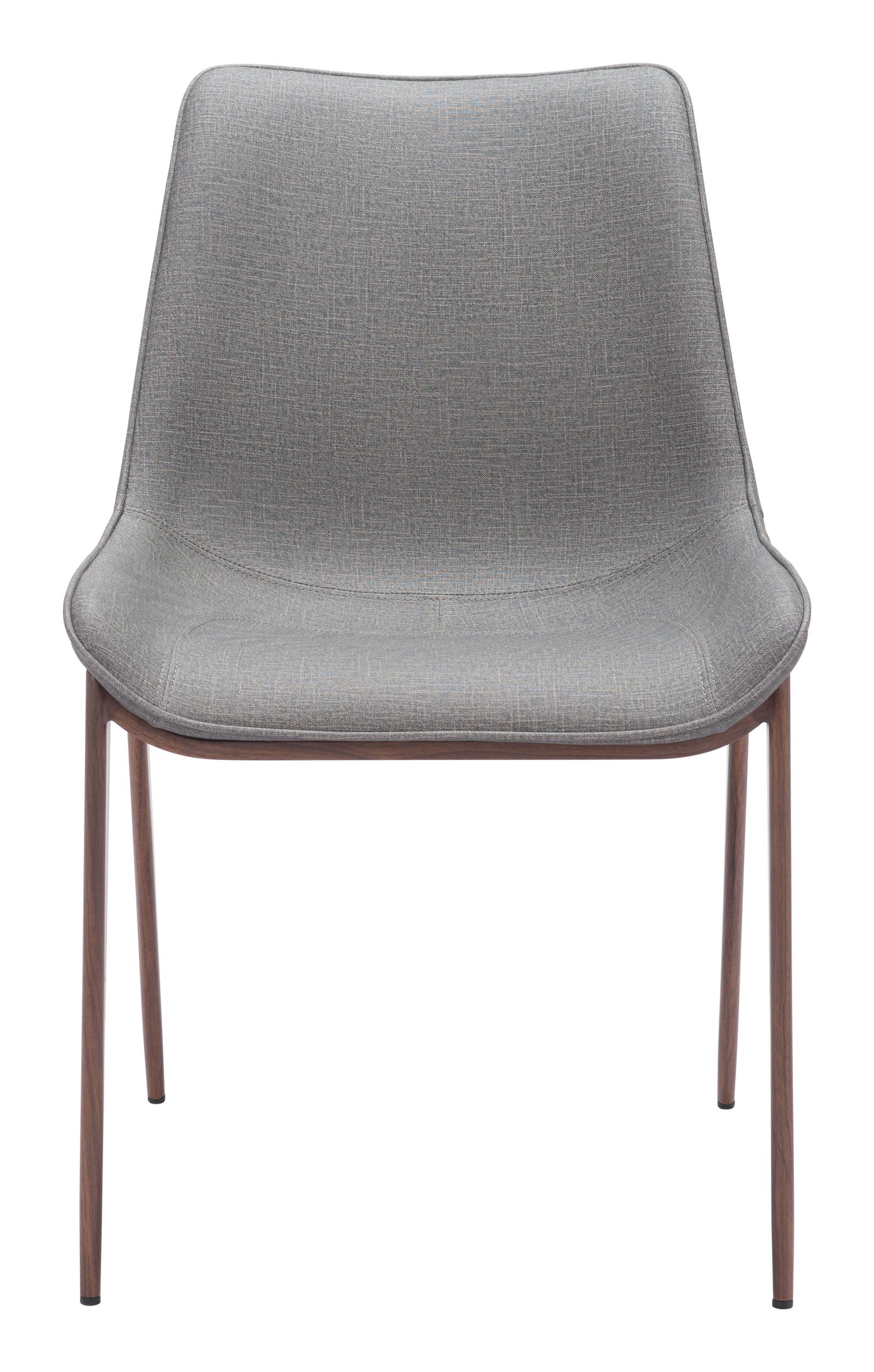 Magnus Faux Leather/Steel Dining Chair
