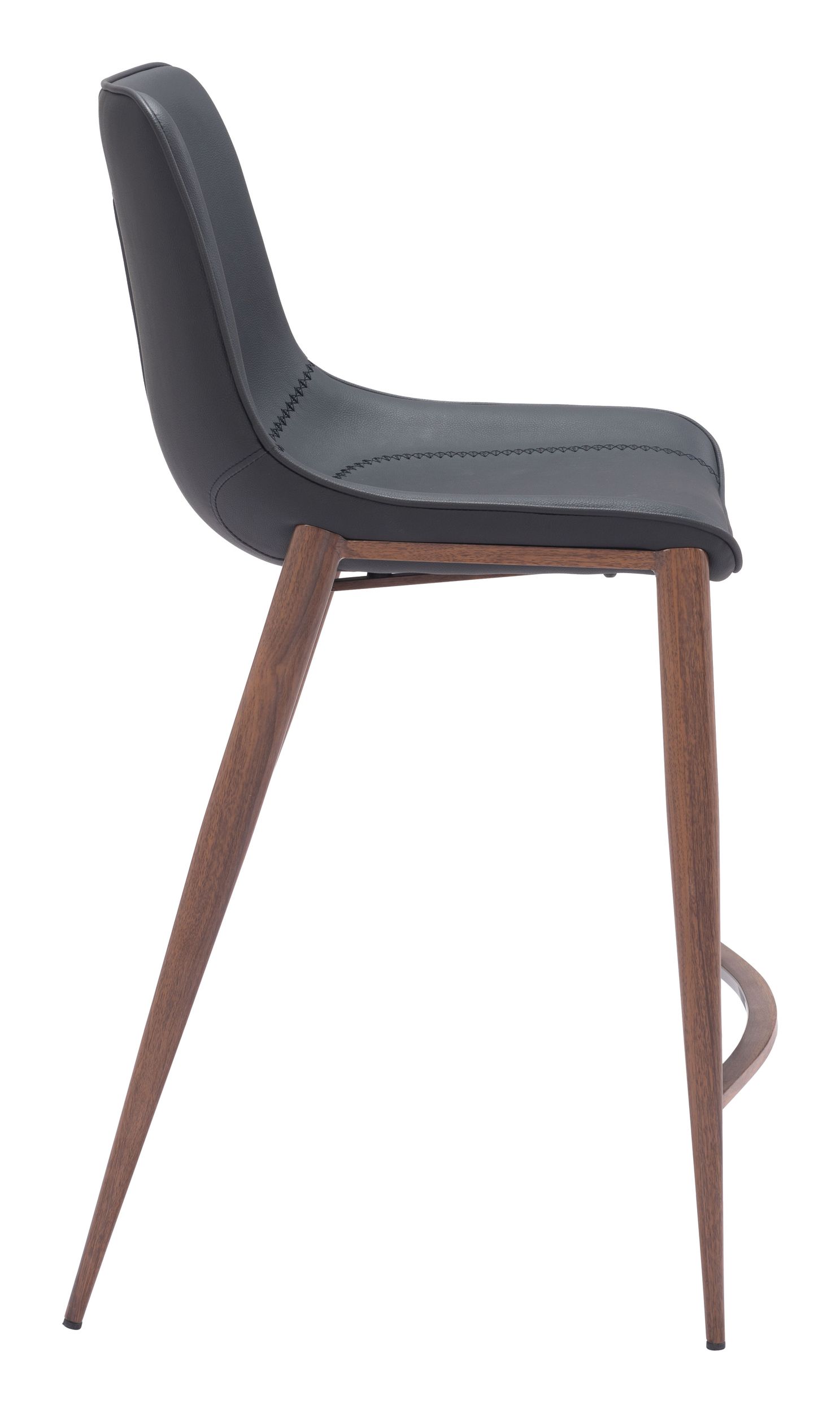 Magnus Faux Leather/Steel Counter Stool