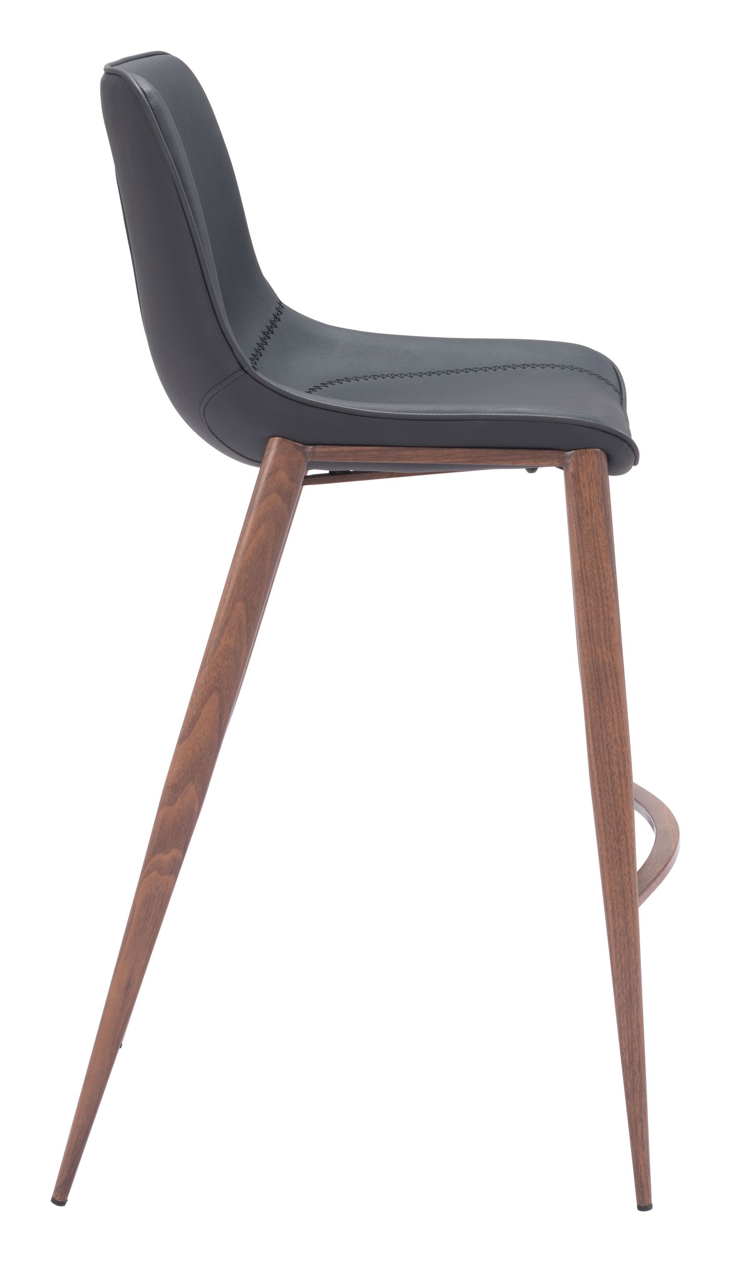 Magnus Faux Leather/Steel Barstool