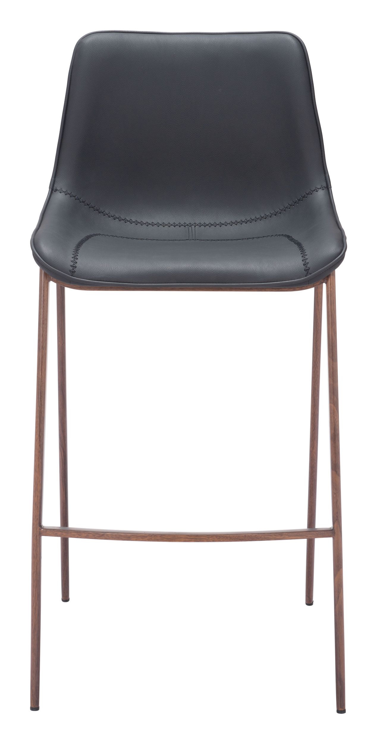 Magnus Faux Leather/Steel Barstool