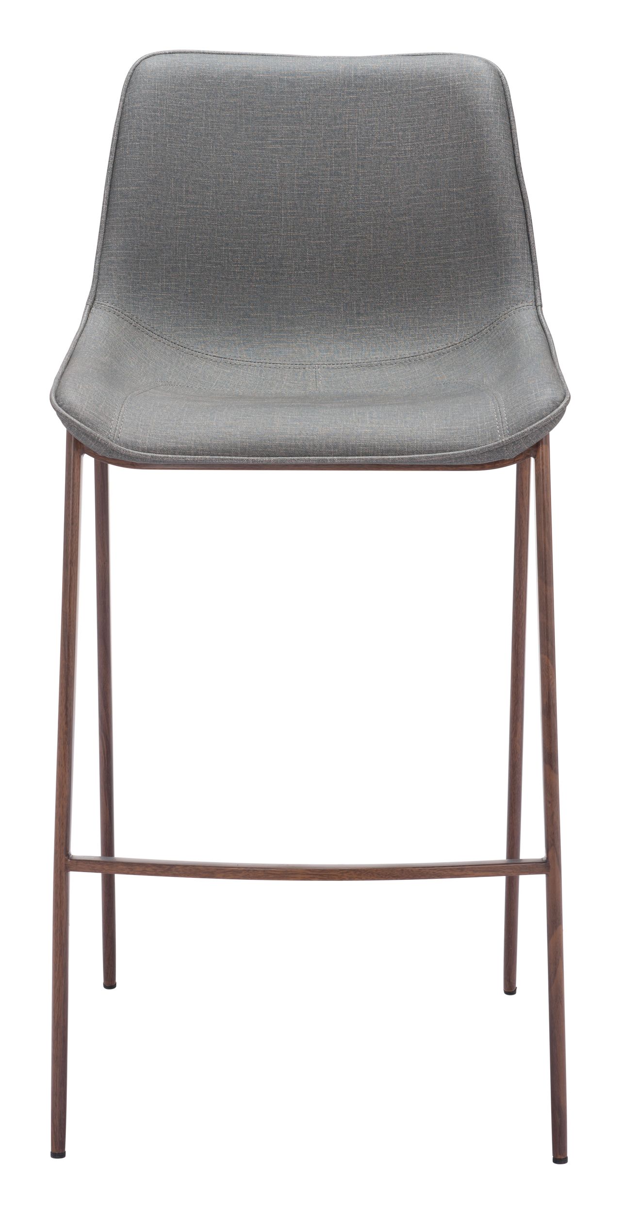 Magnus Faux Leather/Steel Barstool