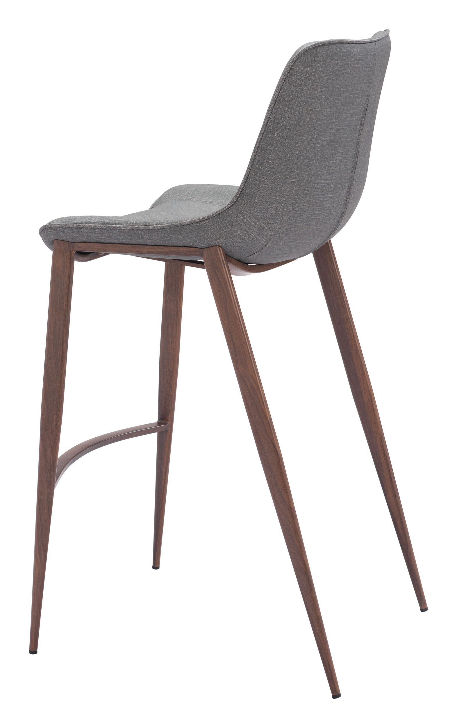 Magnus Faux Leather/Steel Barstool
