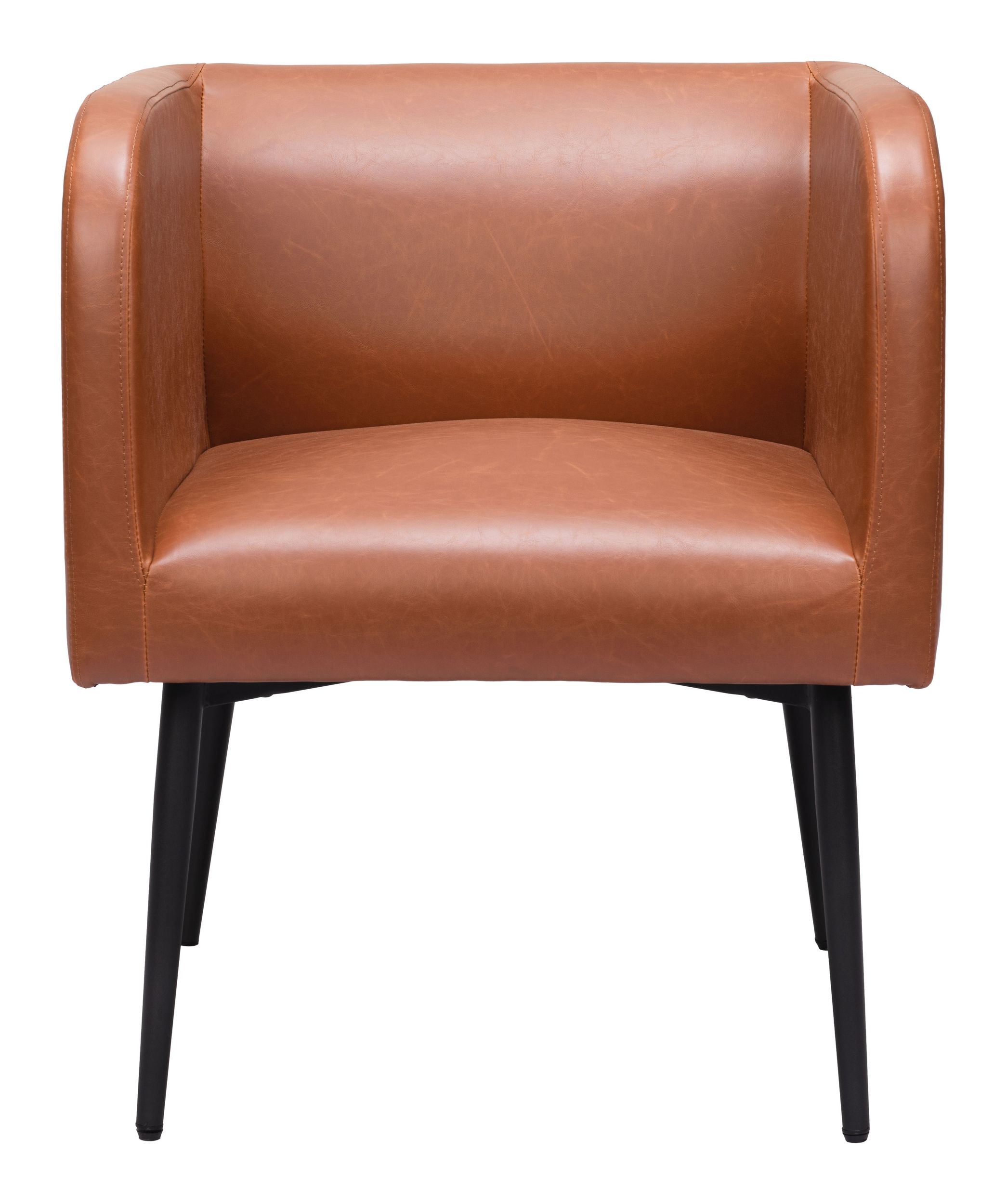 Horbat Faux Leather/Steel Dining Chair