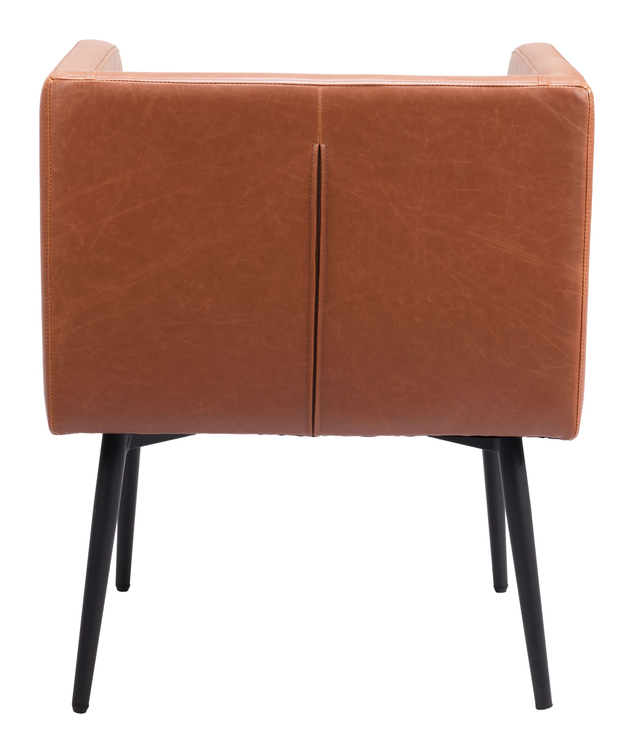 Horbat Faux Leather/Steel Dining Chair