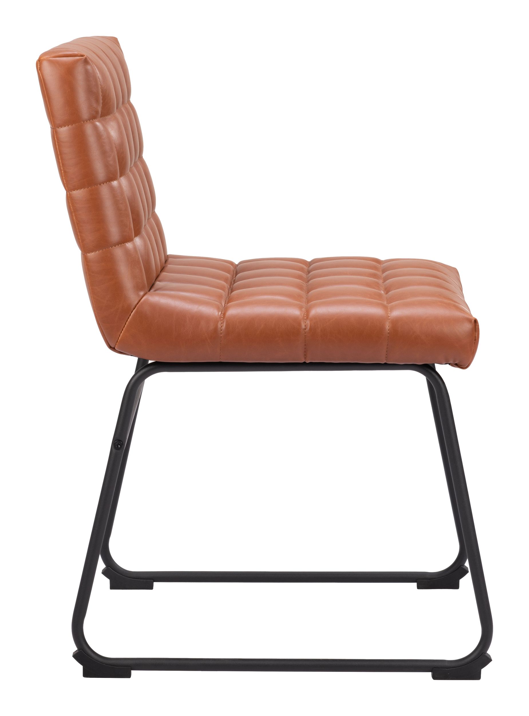 Pago Faux Leather/Steel Dining Chair