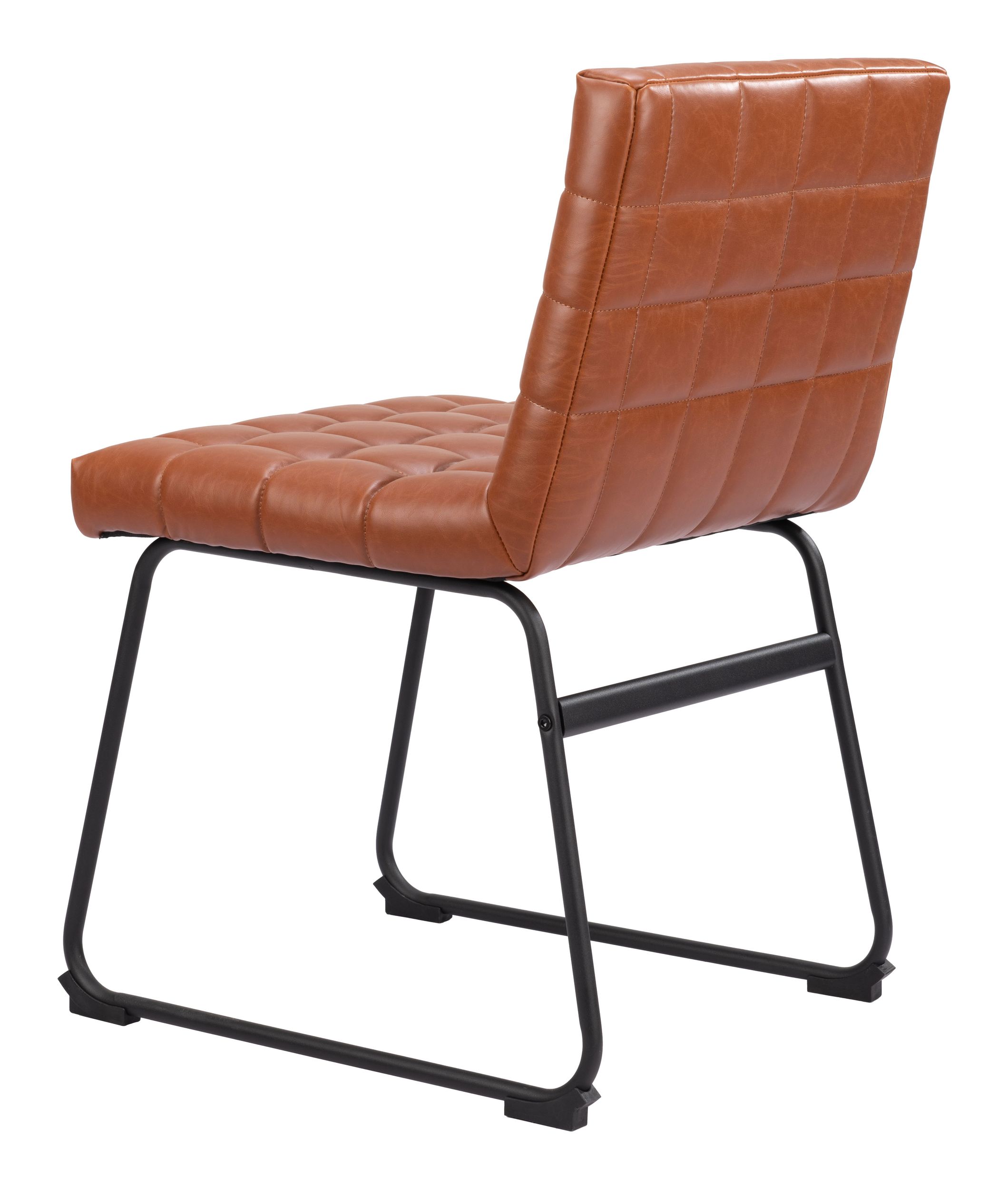 Pago Faux Leather/Steel Dining Chair