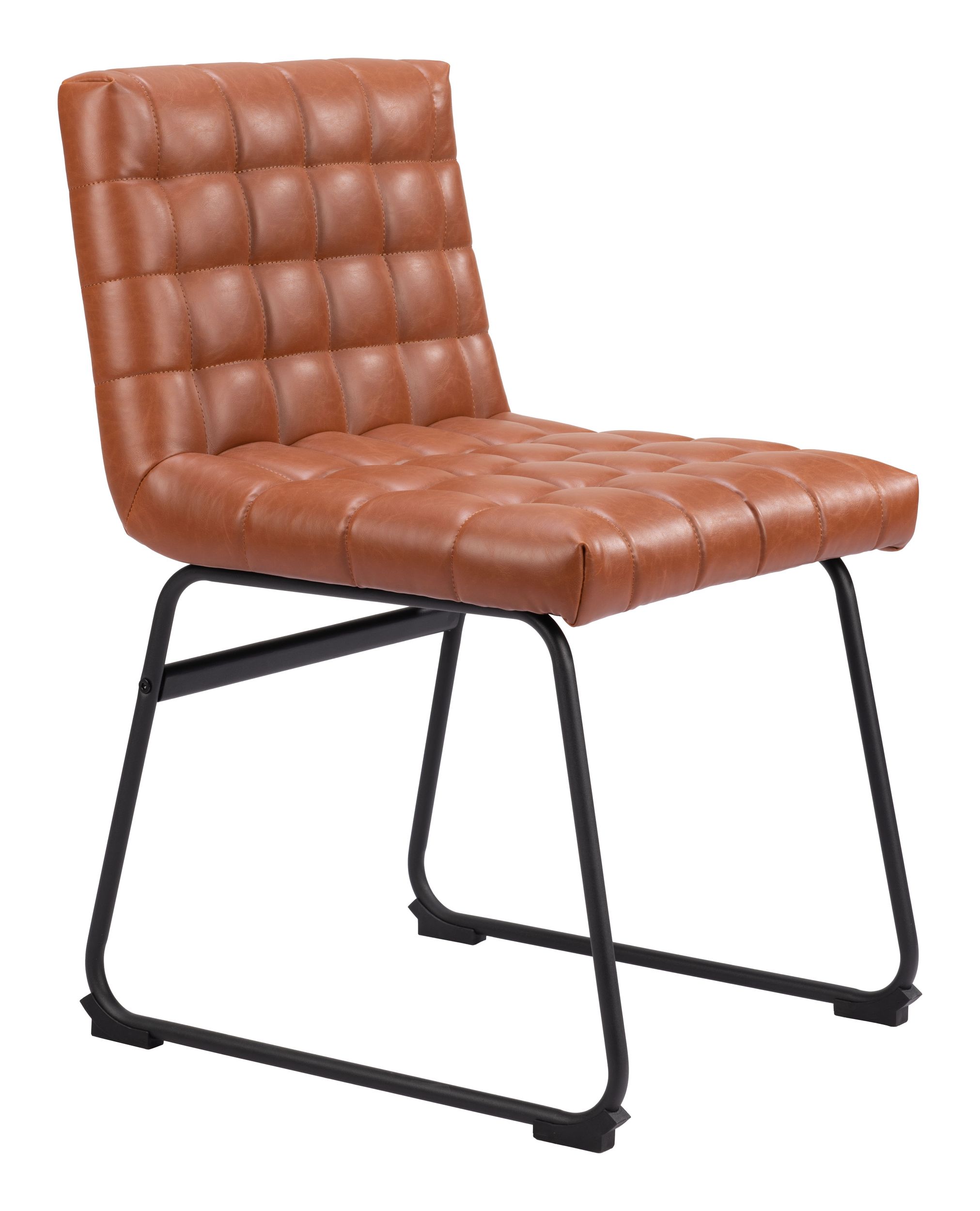 Pago Faux Leather/Steel Dining Chair