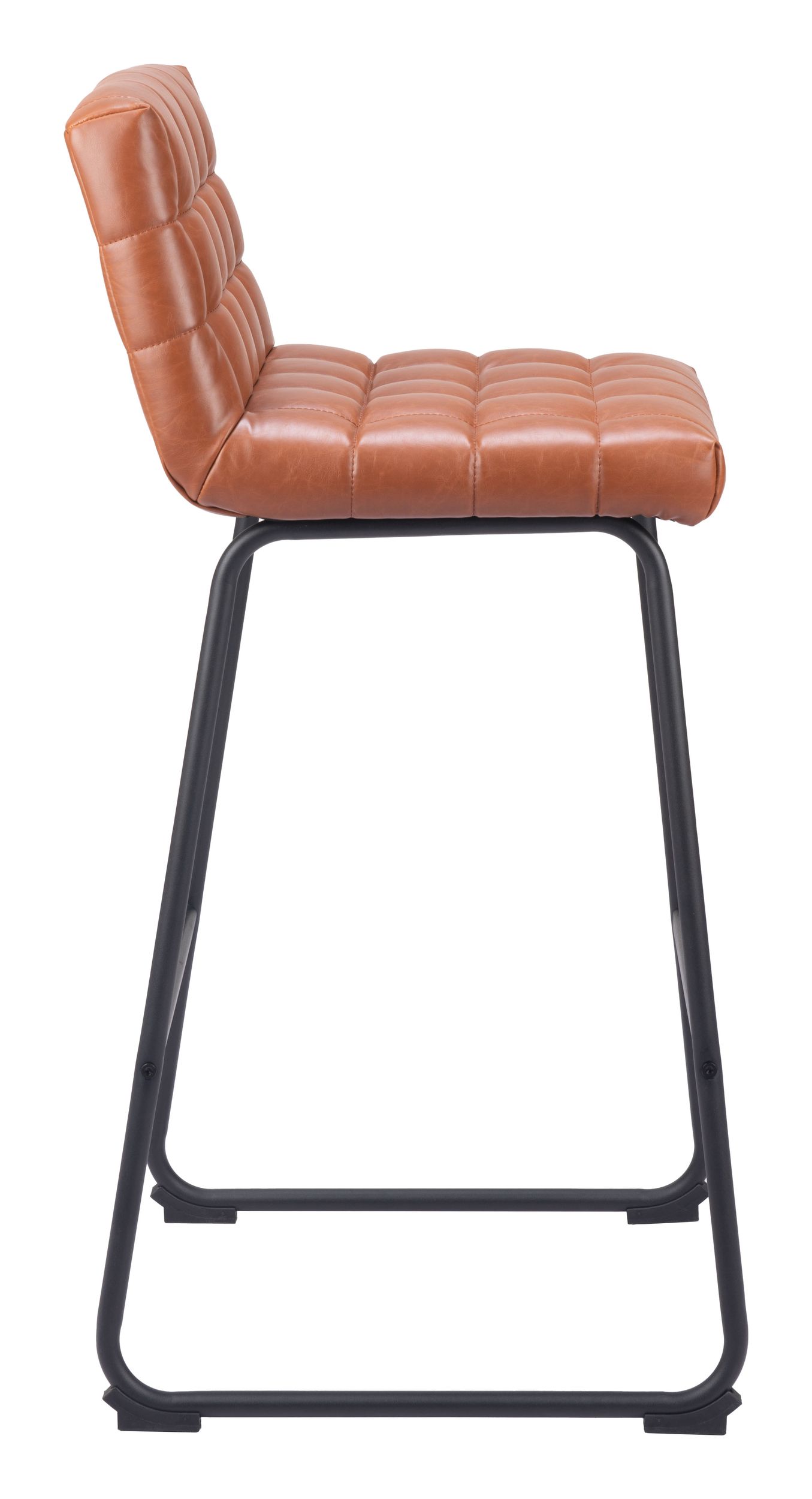 Pago Faux Leather/Steel Barstool