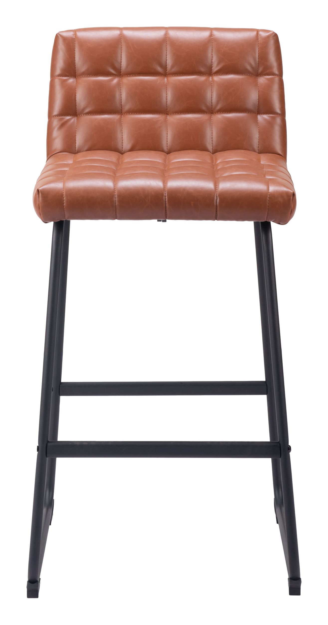 Pago Faux Leather/Steel Barstool