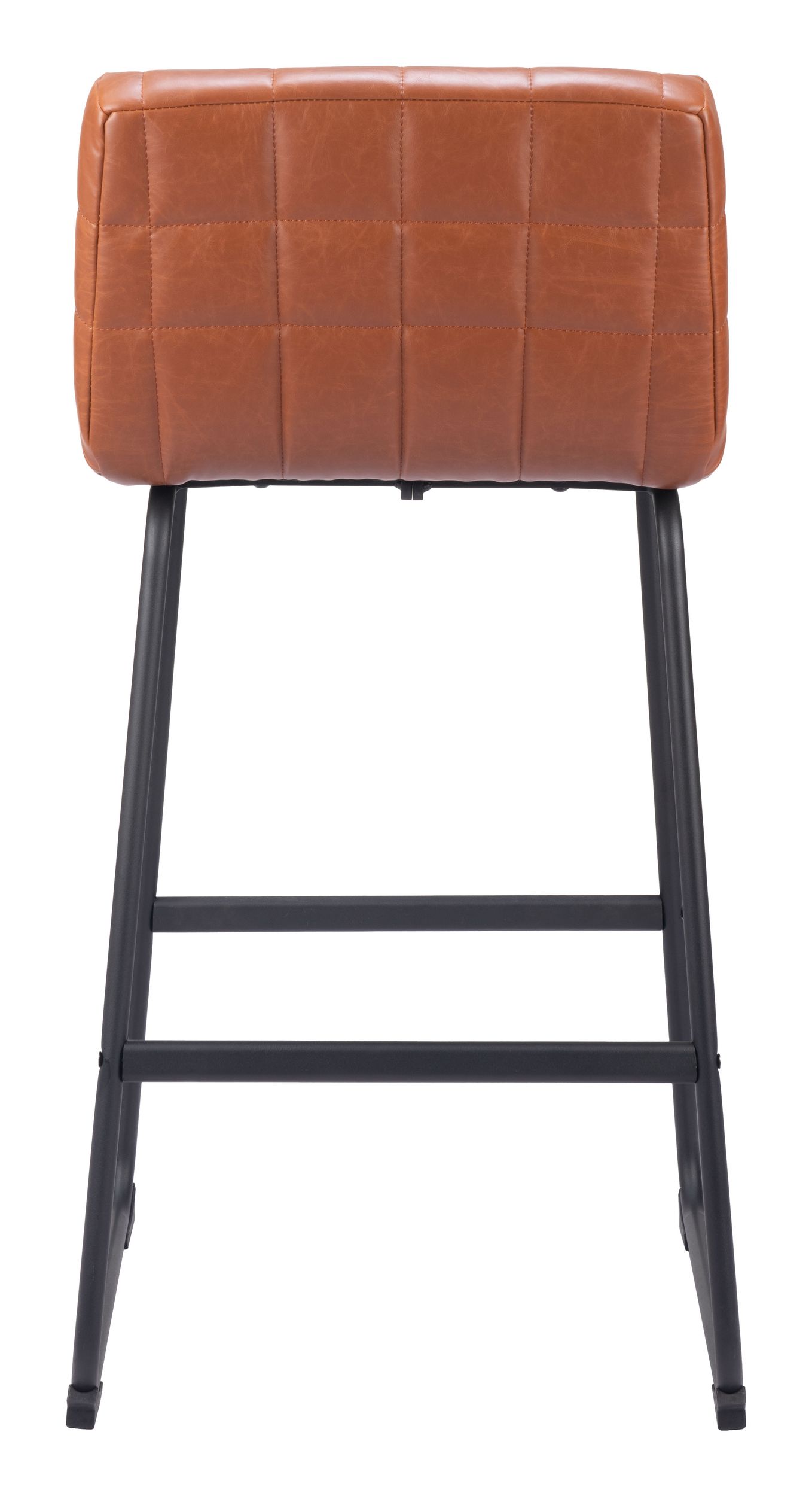 Pago Faux Leather/Steel Barstool
