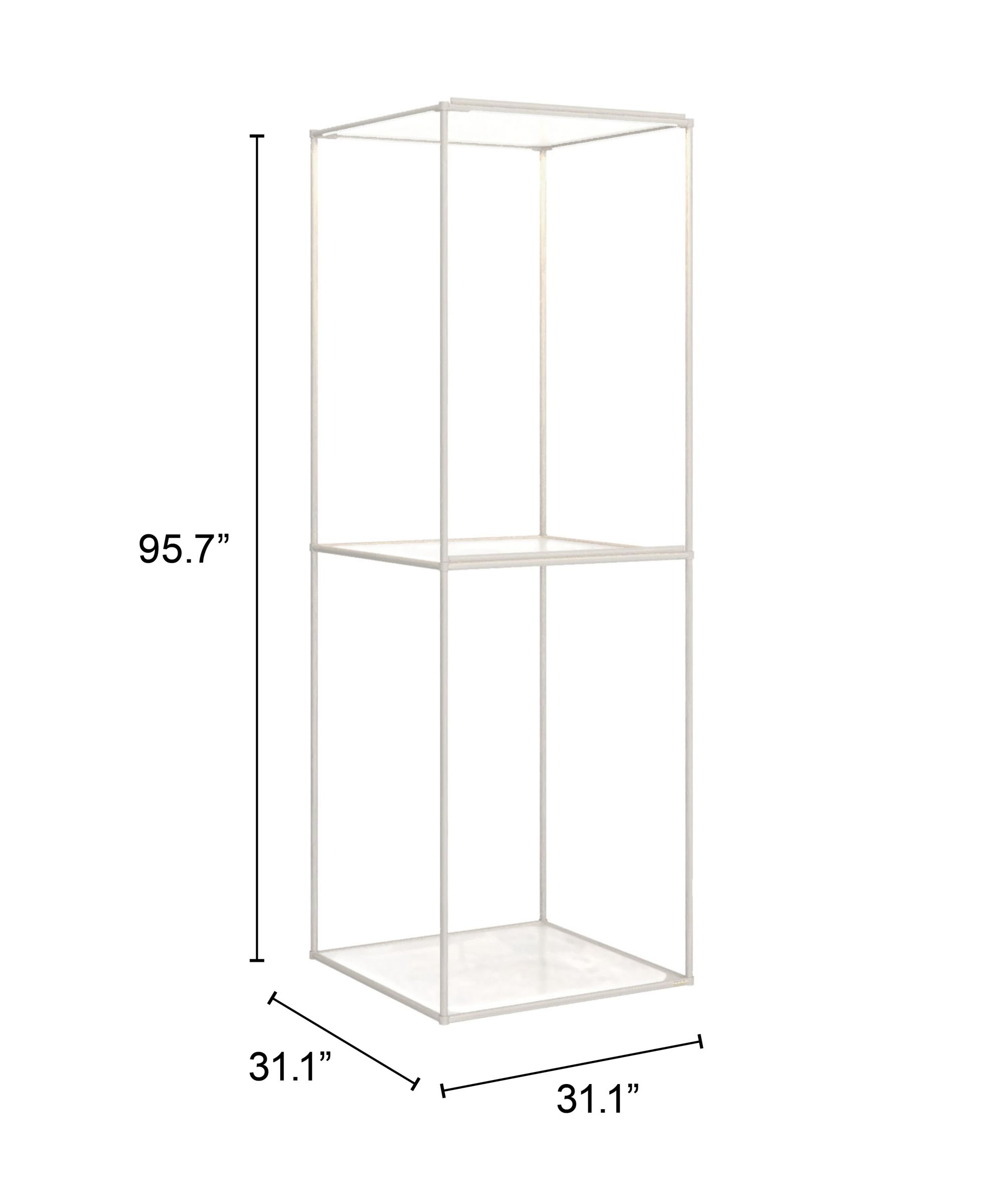 Zuo Glass/Steel Chair Display