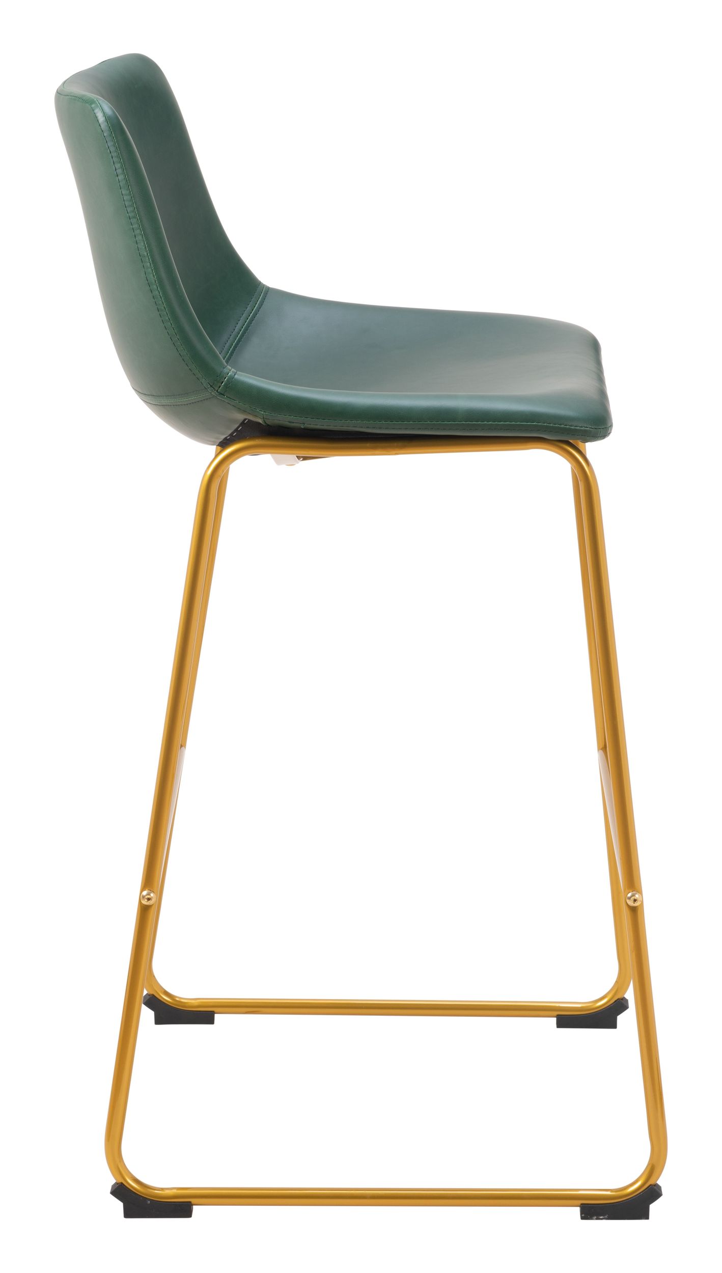 Augusta Faux Leather/Steel Barstool